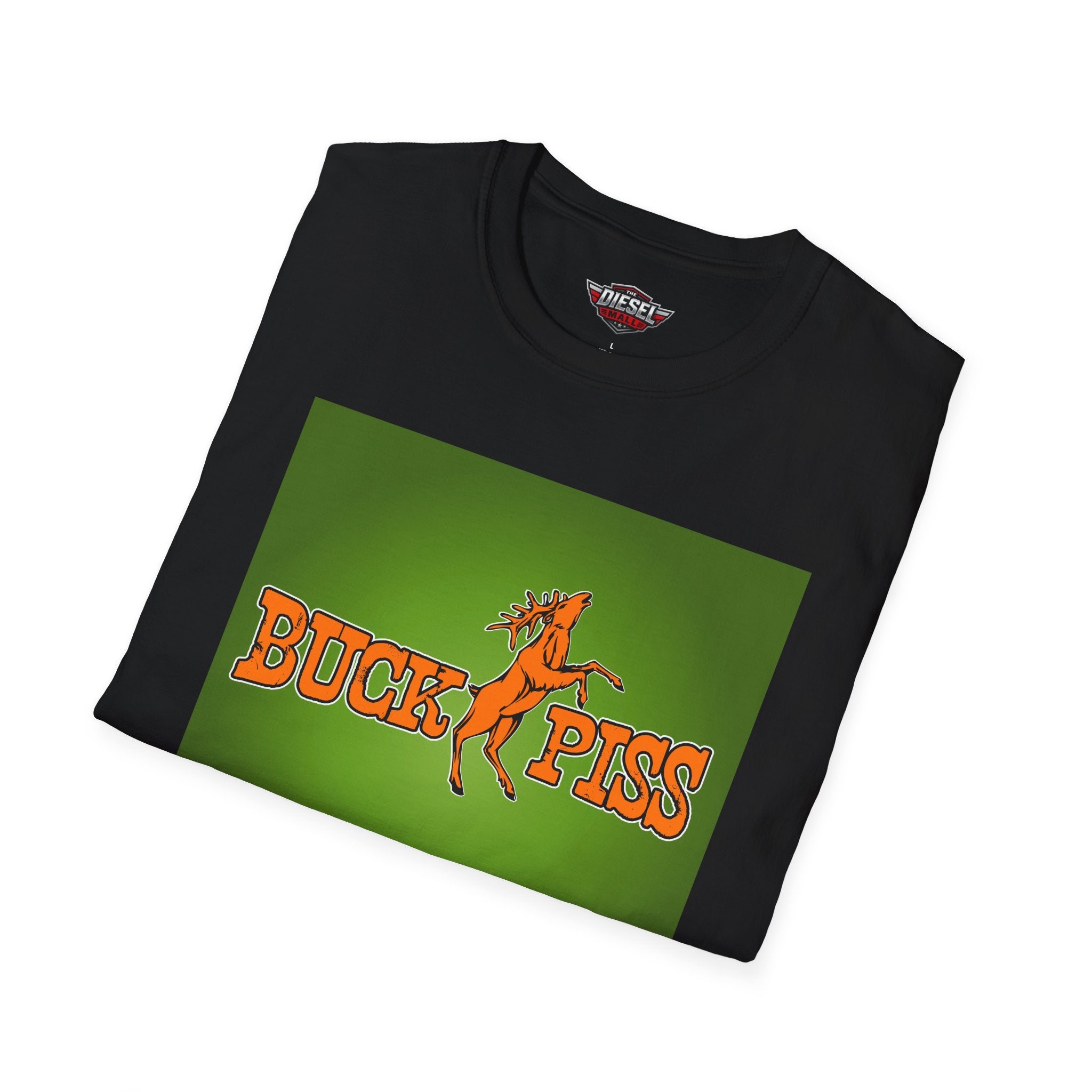 Buck Piss Graphic T-Shirt — Retro Bucking Horse Tee