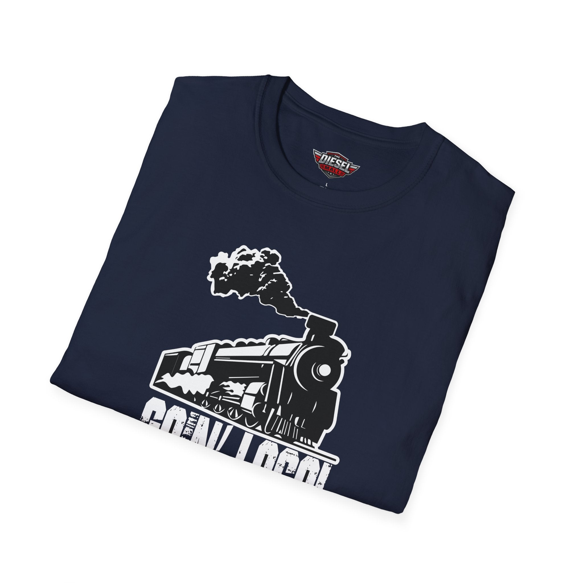 Train T-Shirt – 'Goin' Loco' Vintage Steam Locomotive Graphic Tee