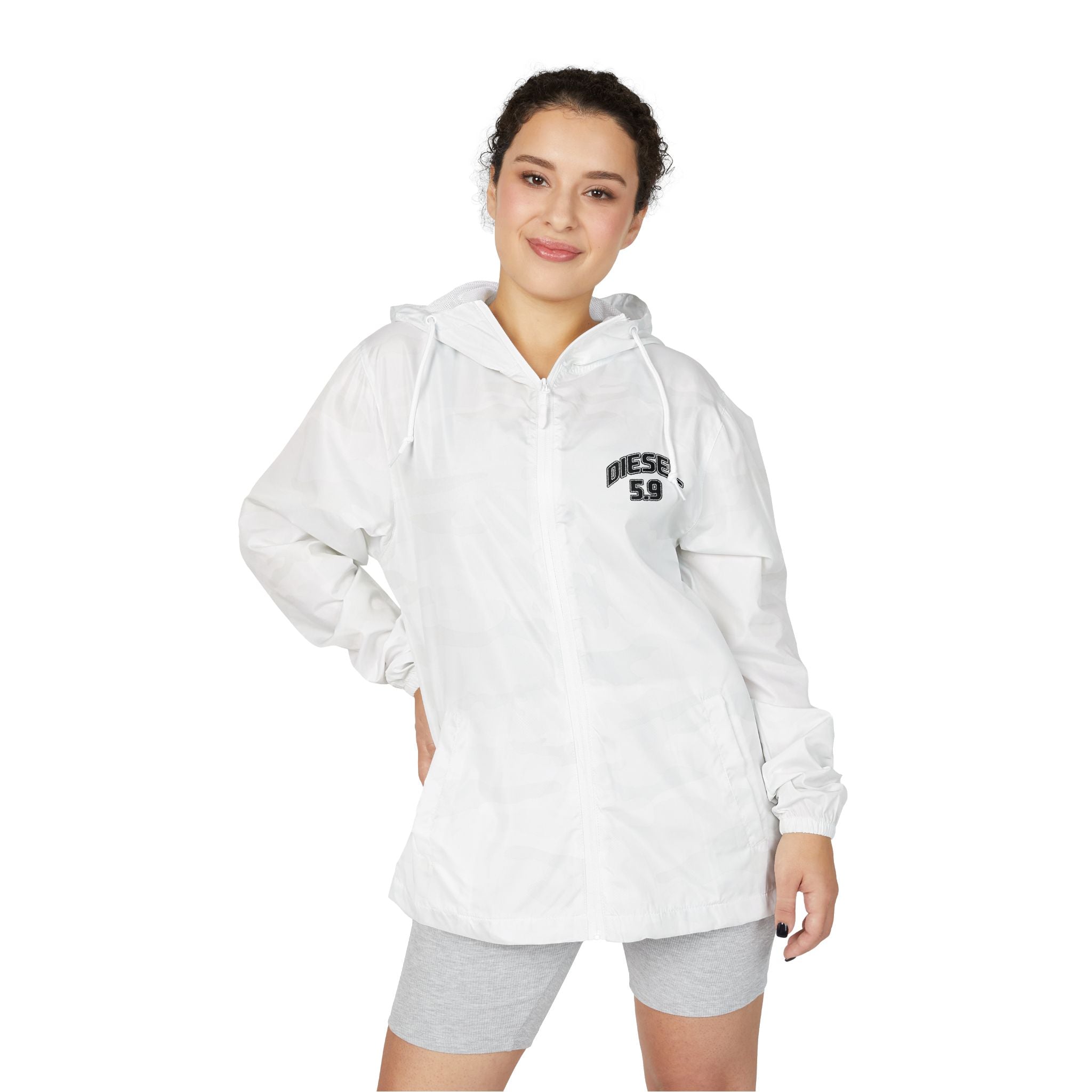 Windbreaker Jacket — Diesel 5.9 Graphic Windbreaker