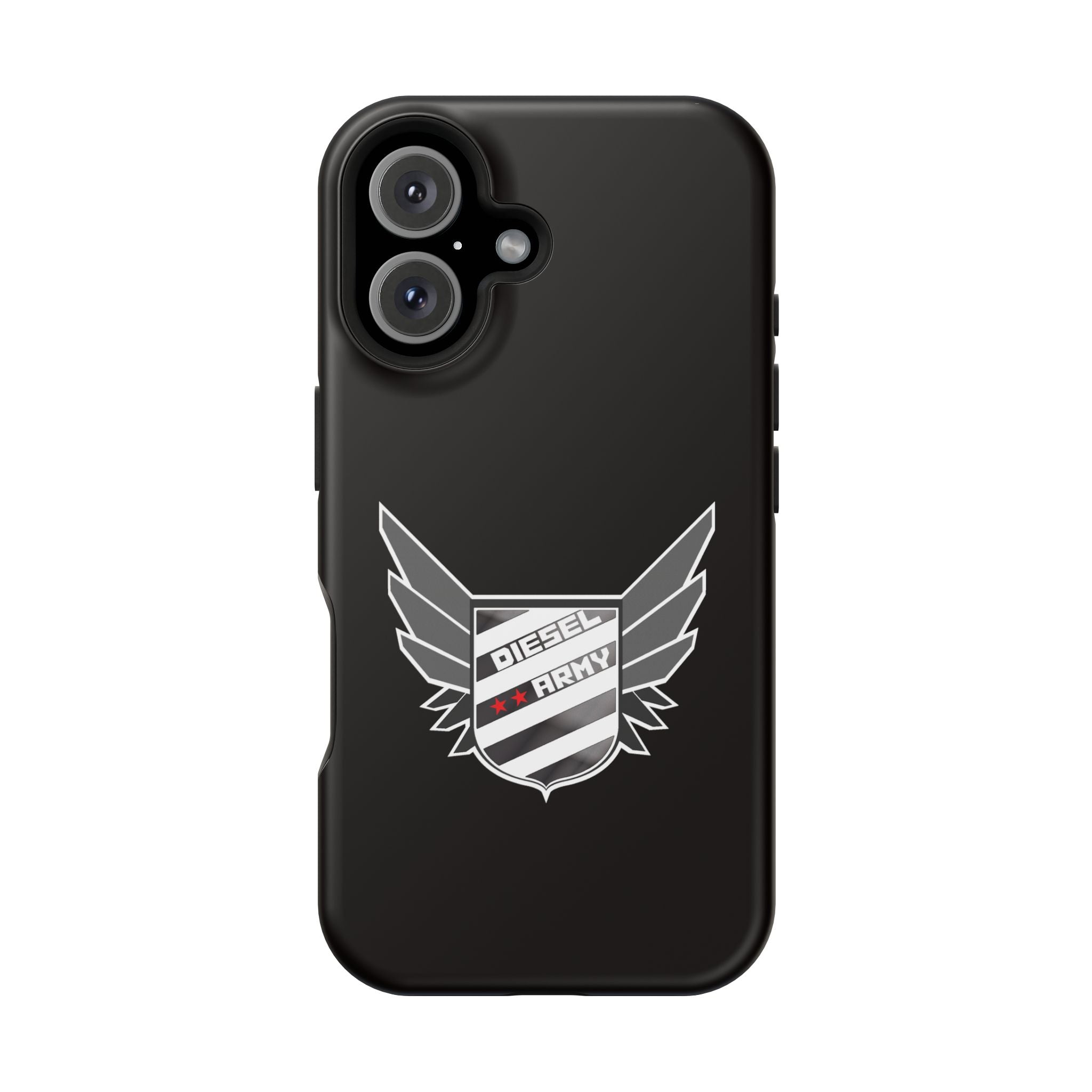 Phone Case — Black Diesel Army Emblem Impact-Resistant Case