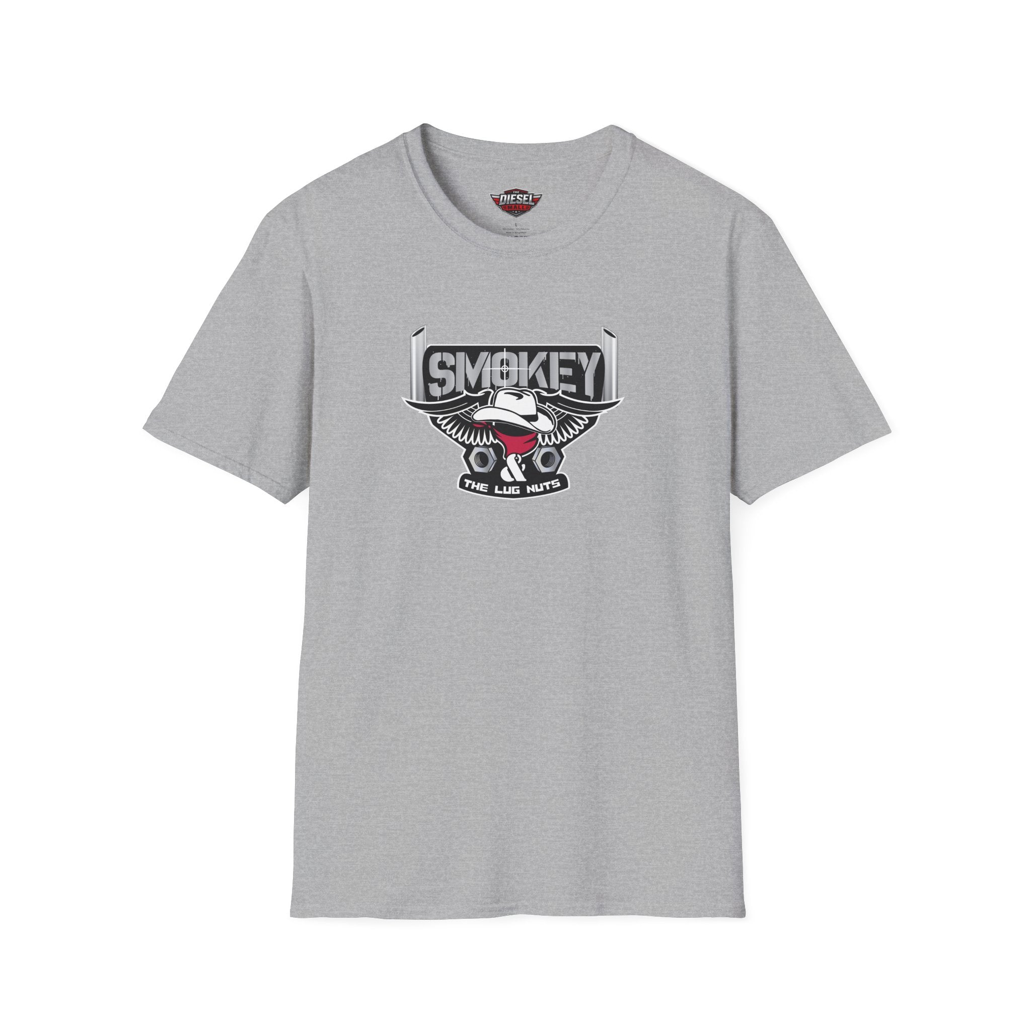 Smokey Motorcycle Eagle T-Shirt — Retro Biker Emblem Tee
