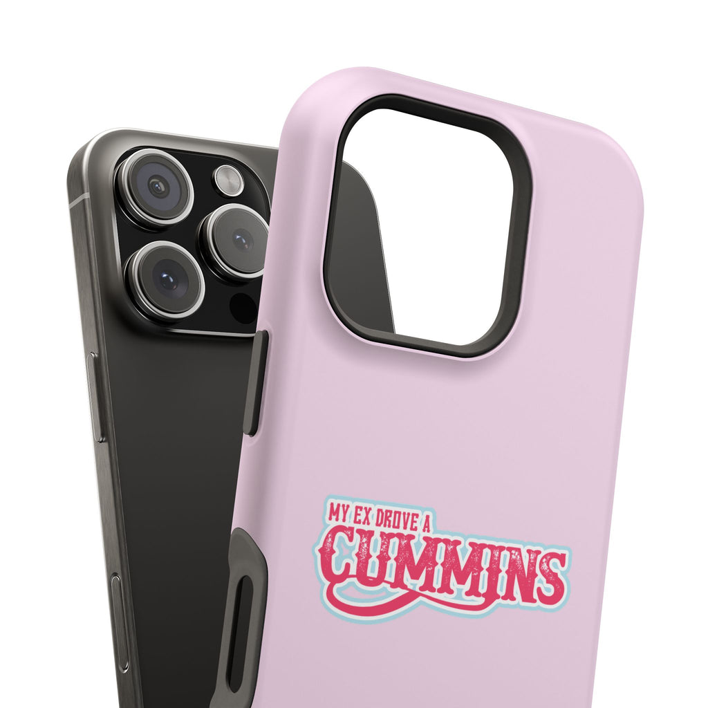 Impact-Resistant Phone Case — "My Ex Drove a Cummins" Pink Protective Cover