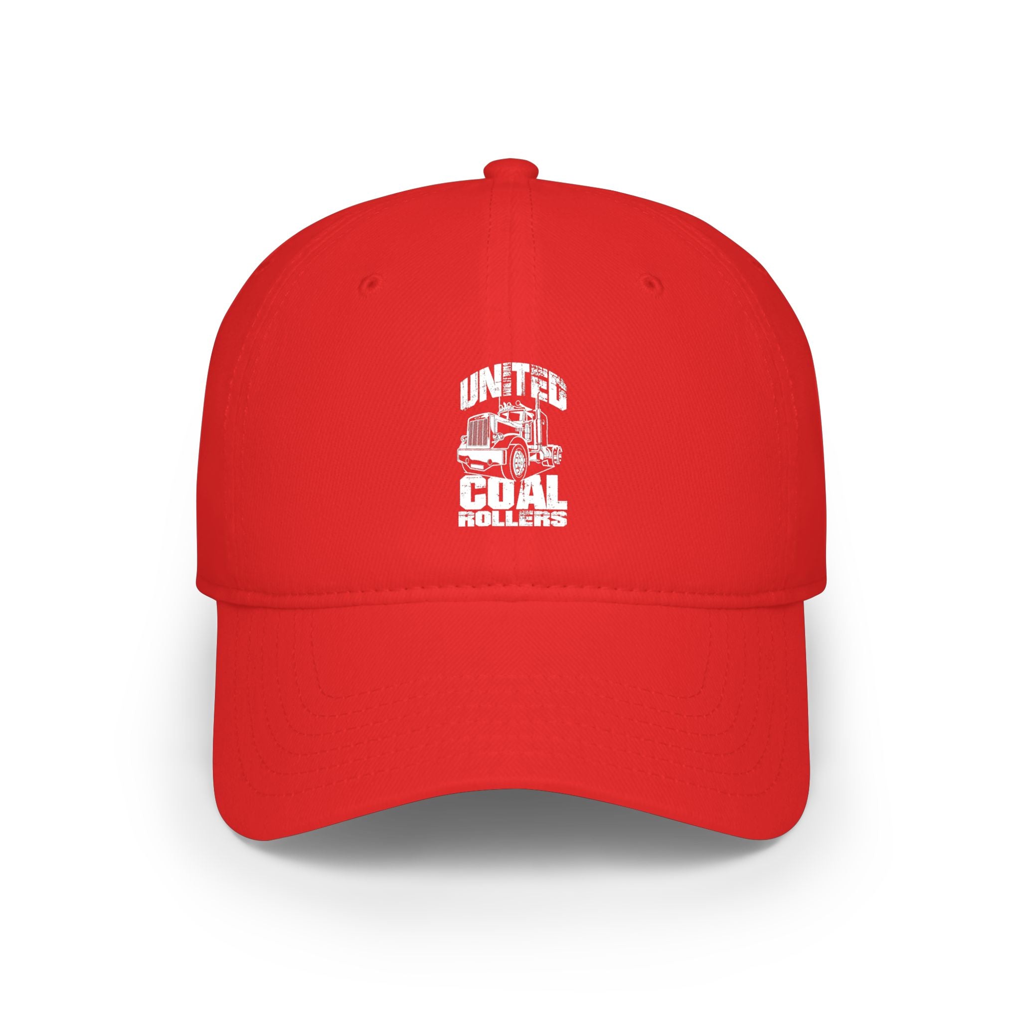 United Coal Miners Low Profile Baseball Cap — Red Coal Mining Trucker Hat