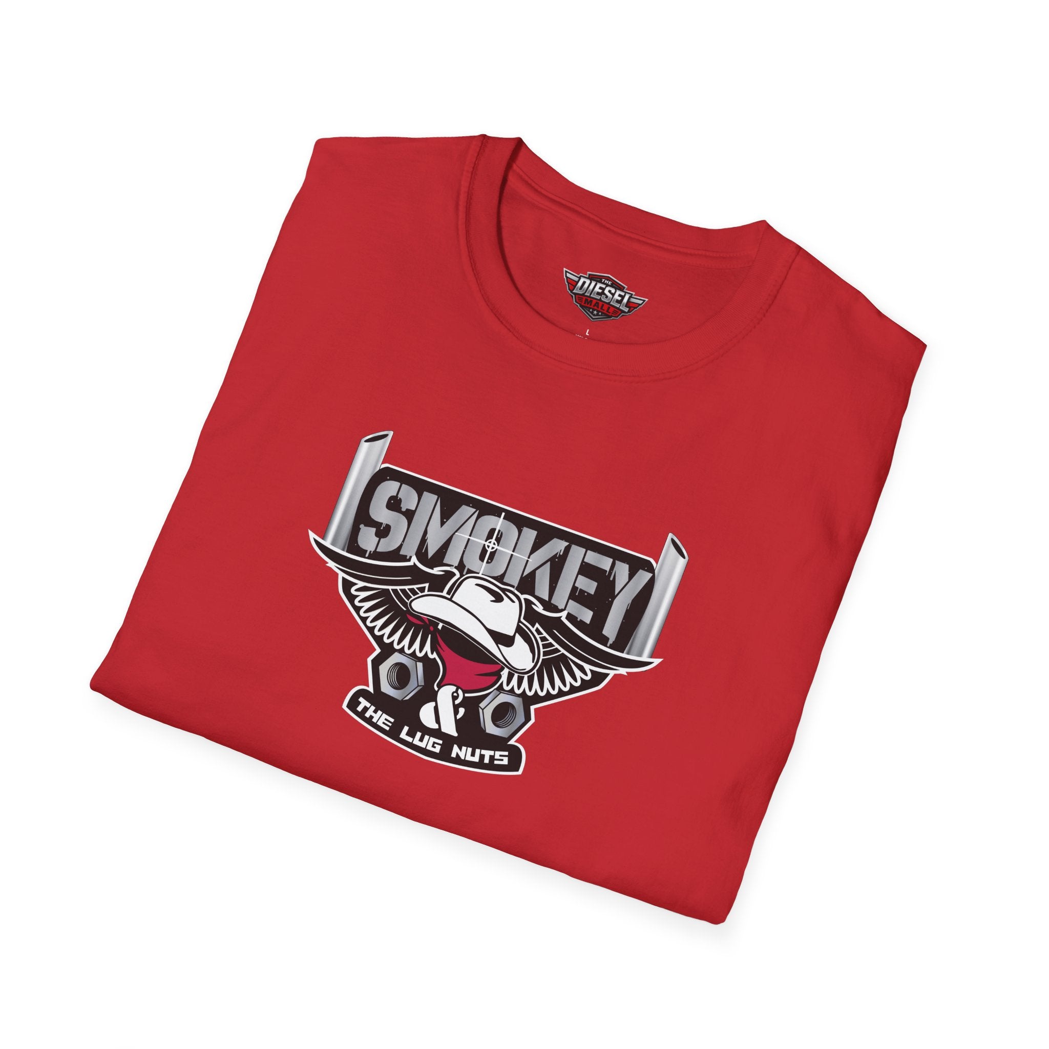 Smokey Motorcycle Eagle T-Shirt — Retro Biker Emblem Tee