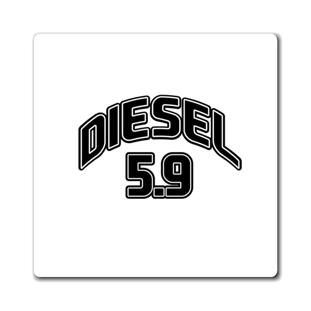 Diesel 5.9 Magnet — Truck Engine Fan Refrigerator Decal