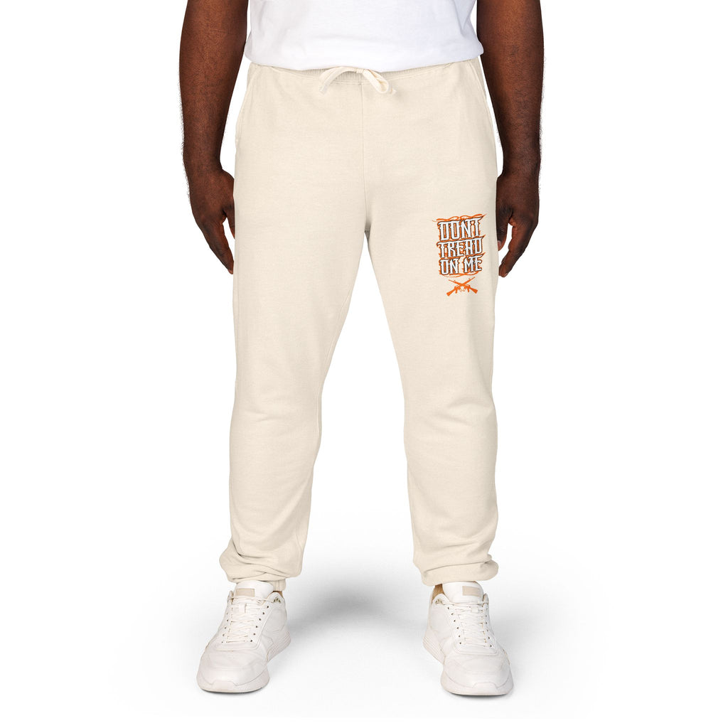 Fleece Sweatpants — 'Don't Be A Jerk' Pocket Graphic Joggers