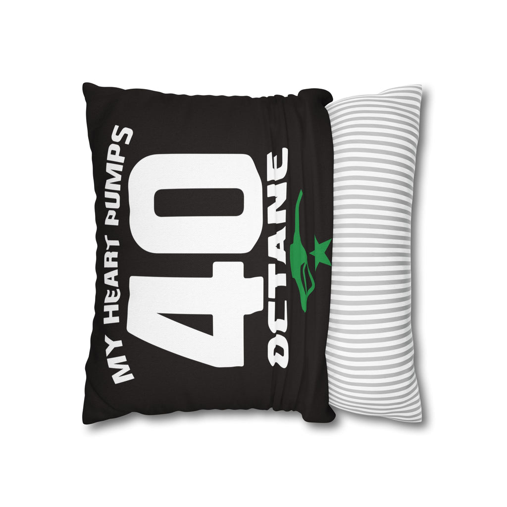 40 Octane Pillowcase – My Heart Pumps 40 Octane Decorative Throw Pillow Cover