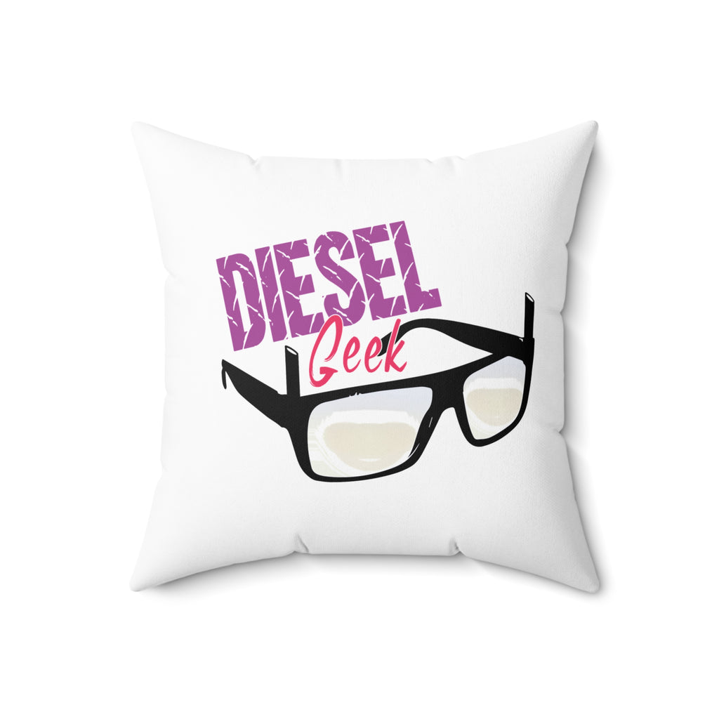 Diesel Geek Pillow — Decorative Throw Pillow