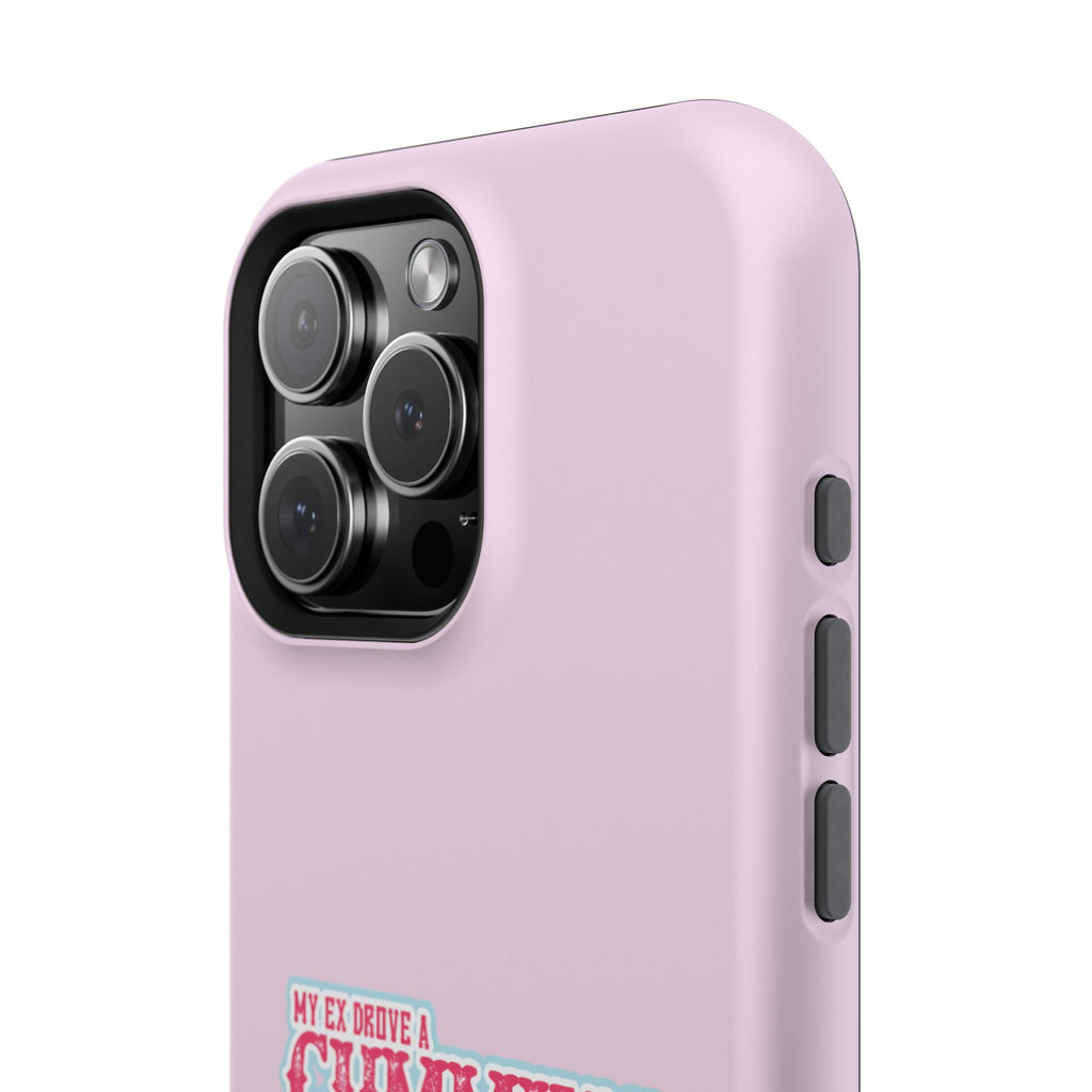 Impact-Resistant Phone Case — "My Ex Drove a Cummins" Pink Protective Cover