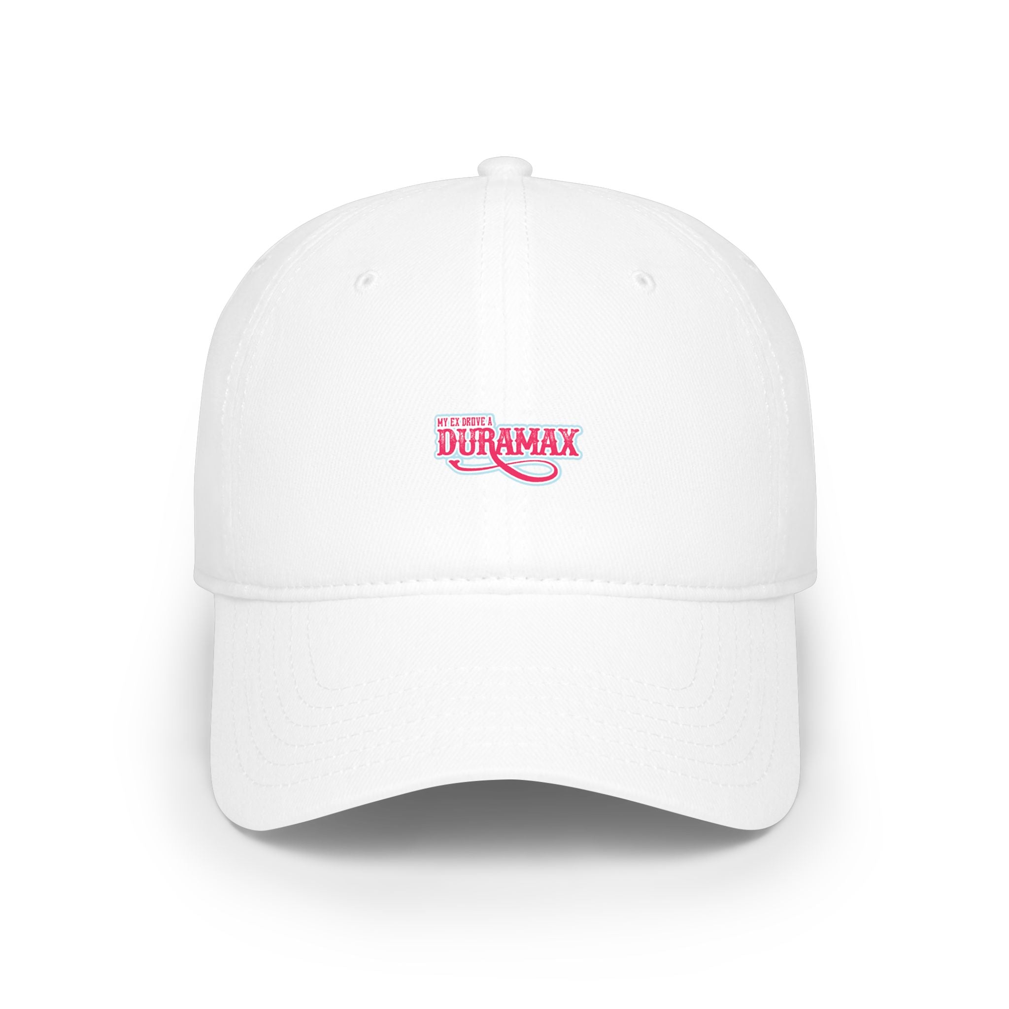 Duramax Logo Low-Profile Baseball Cap — Embroidered Small Patch Hat