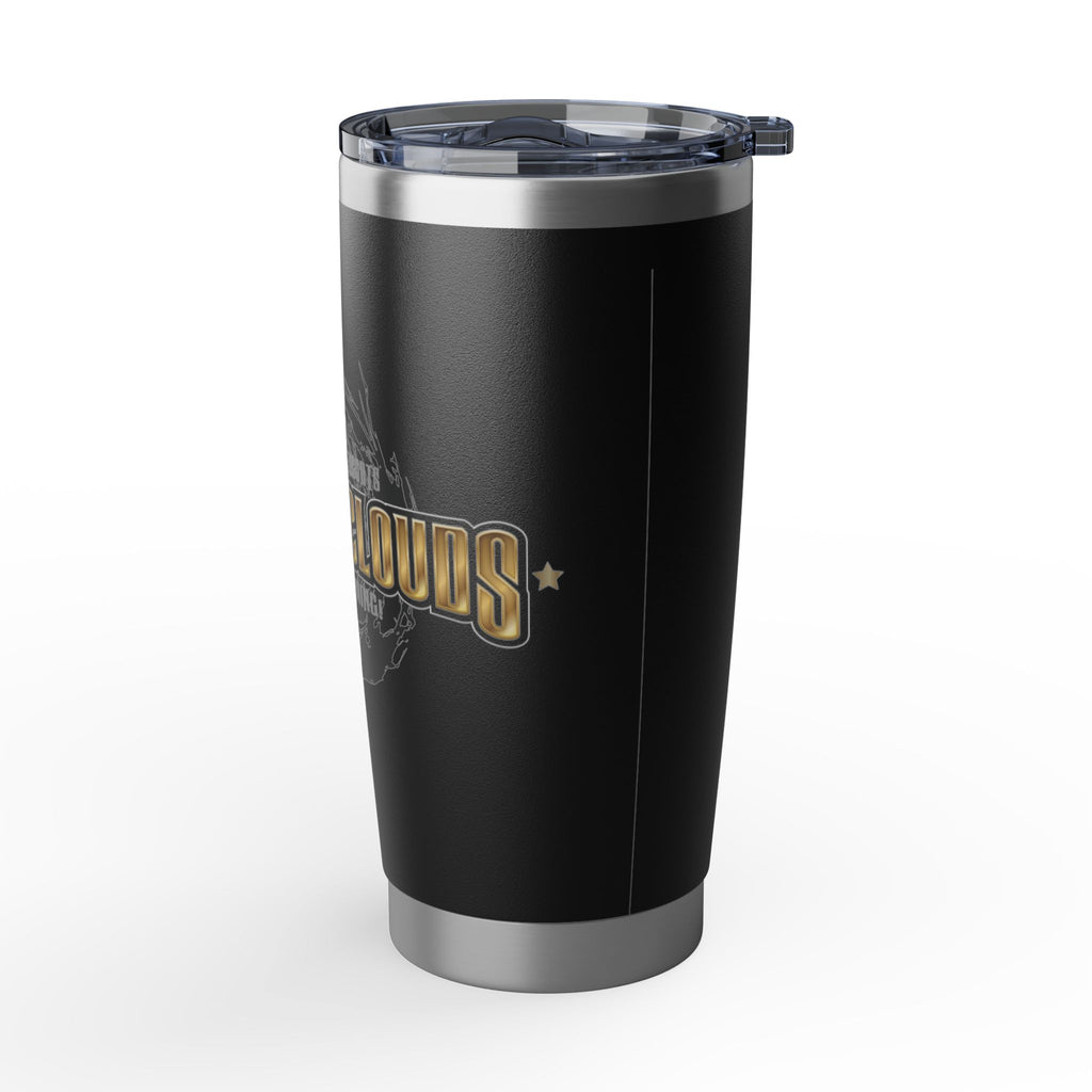 Vagabond 20oz Tumbler – Black Clouds  Logo Insulated Travel Cup