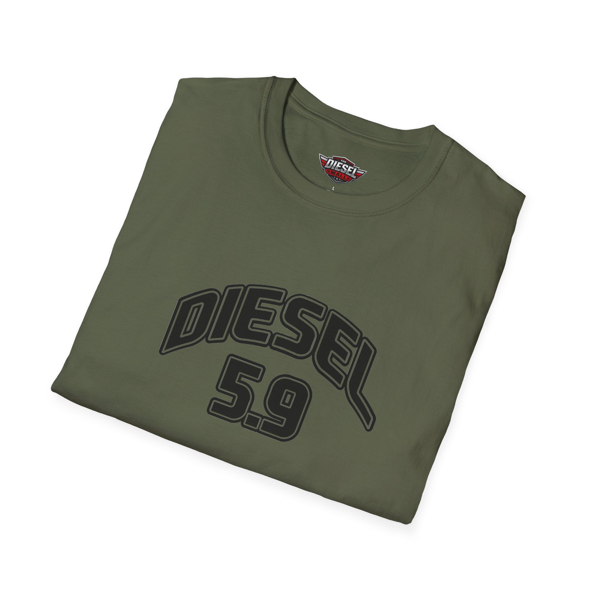 Diesel 5.9 Graphic T-Shirt — Truck Engine Retro Tee