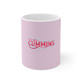 Pink "My Ex Drove a Cummins" Ceramic Coffee Mug — Diesel Truck Funny Gift (11oz & 15oz)