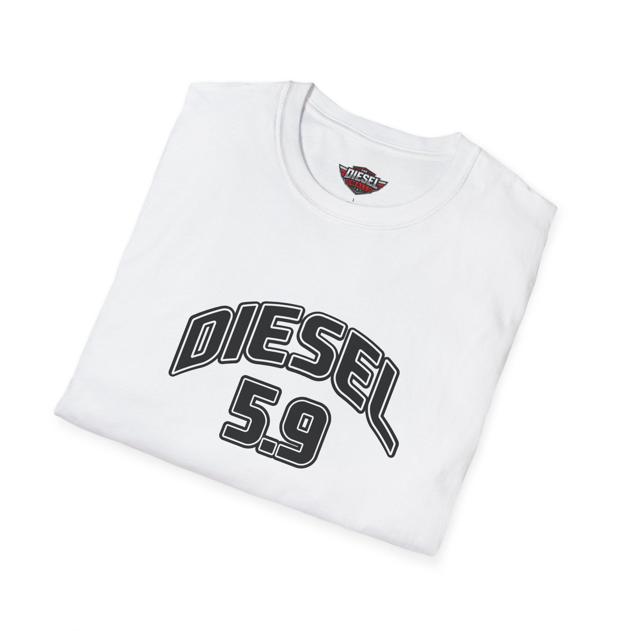 Diesel 5.9 Graphic T-Shirt — Truck Engine Retro Tee