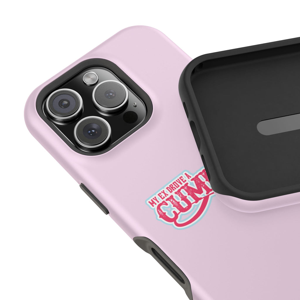 Impact-Resistant Phone Case — "My Ex Drove a Cummins" Pink Protective Cover