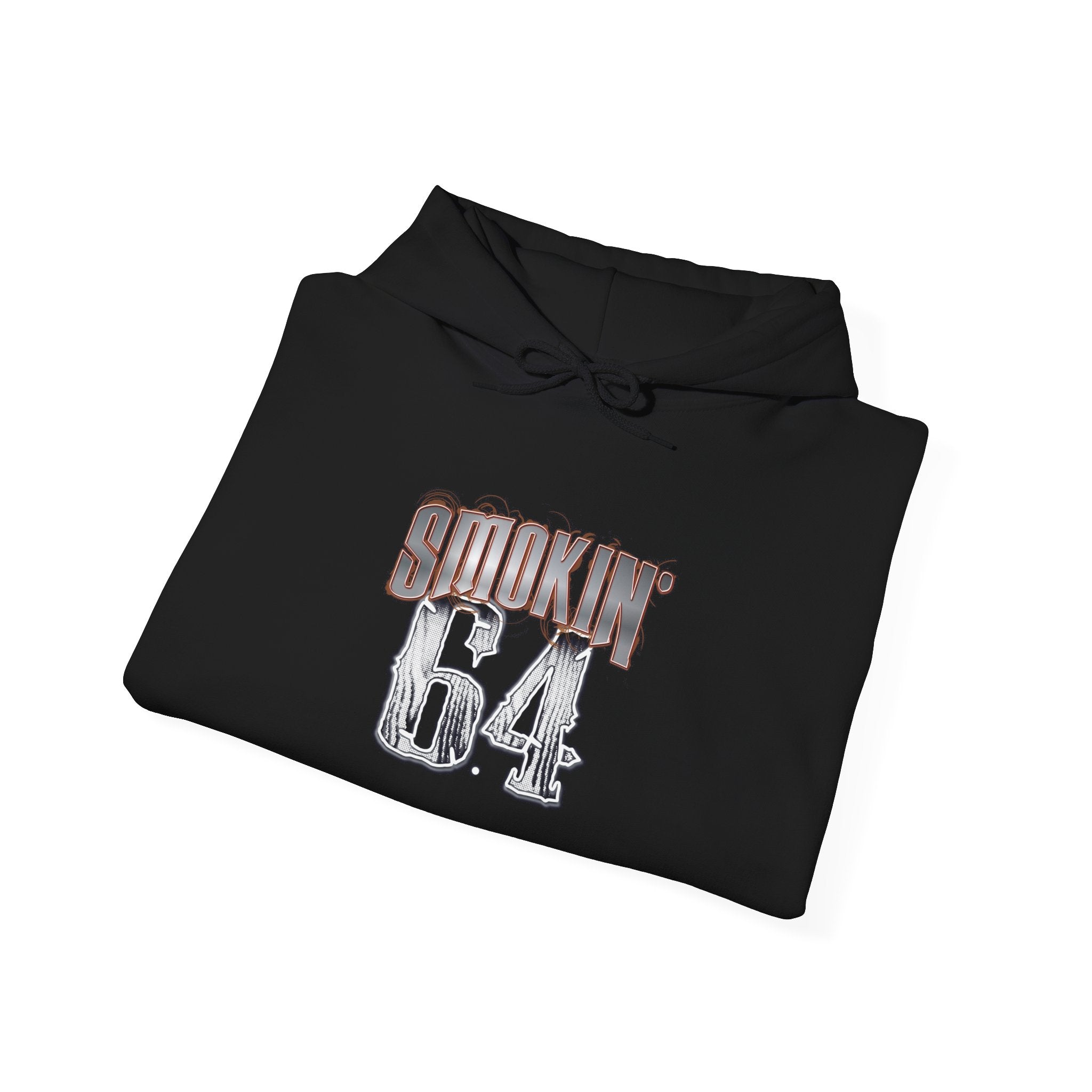 Smokin' 6.4 Hoodie – Vintage Distressed Truck/Engine Crew Sweatshirt