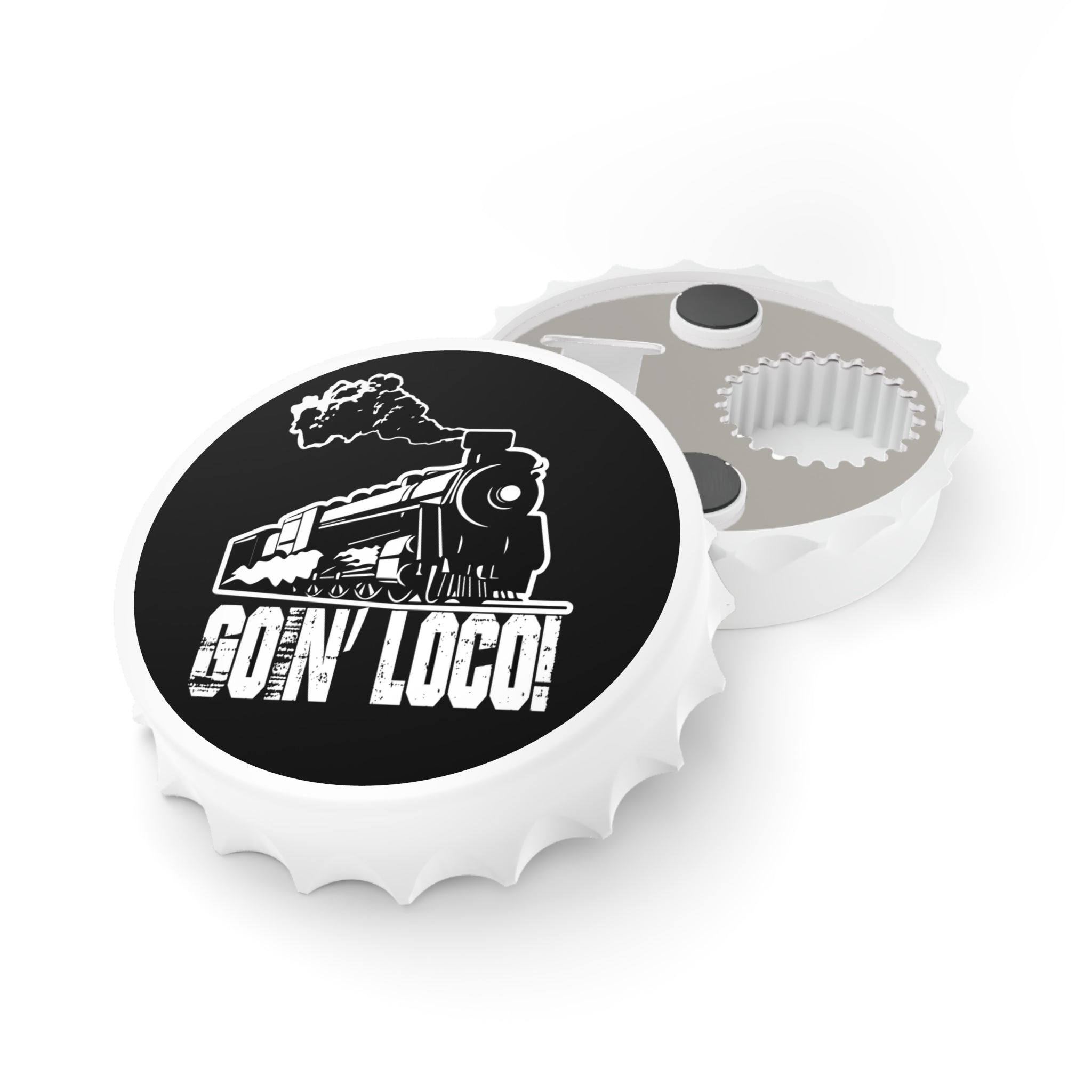 Go'n' Loco Train Bottle Opener — Retro Steam Engine Beer Opener