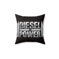 Spun Polyester Square Pillow " Diesel Power"
