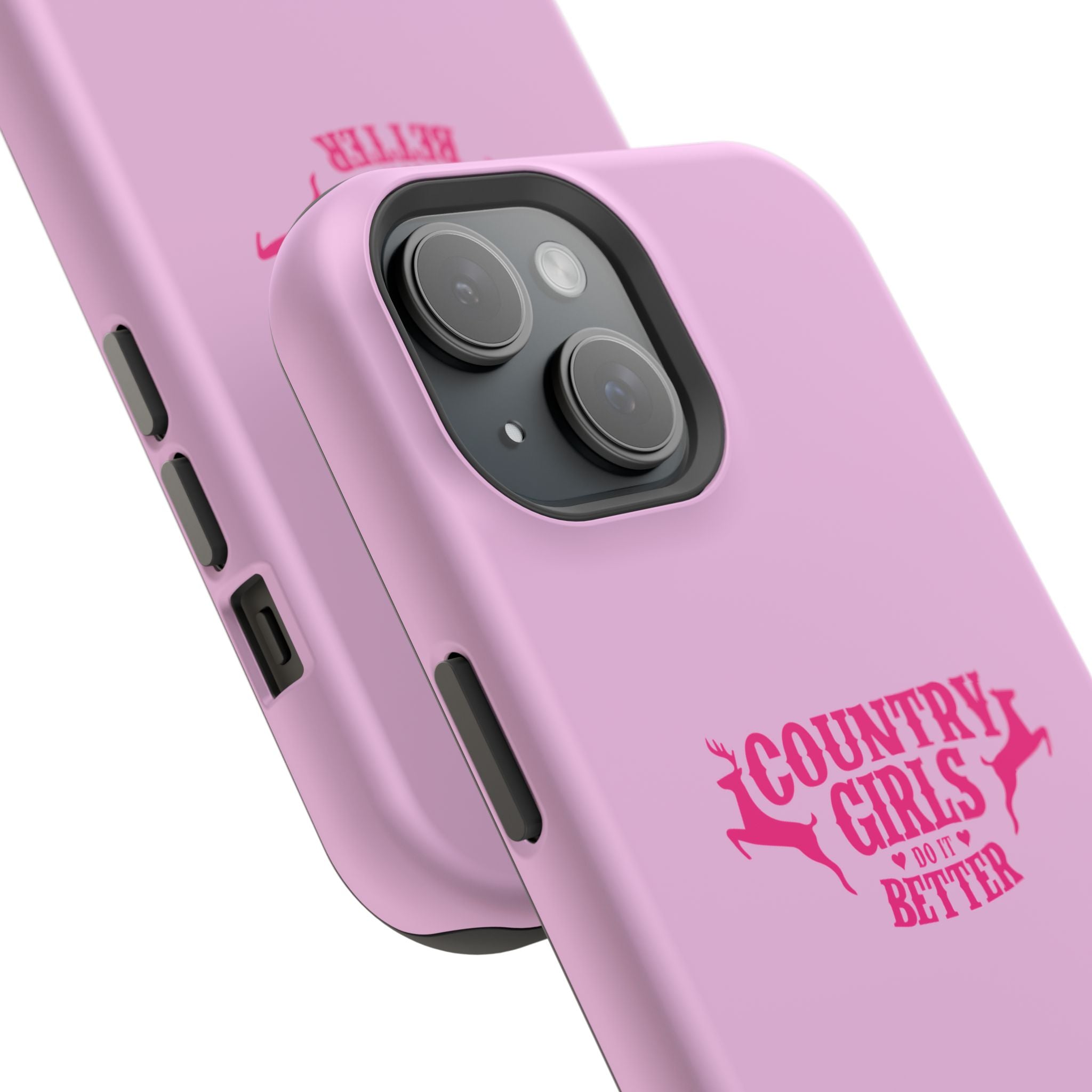 Country Girls Do It Better Pink Impact-Resistant Phone Case