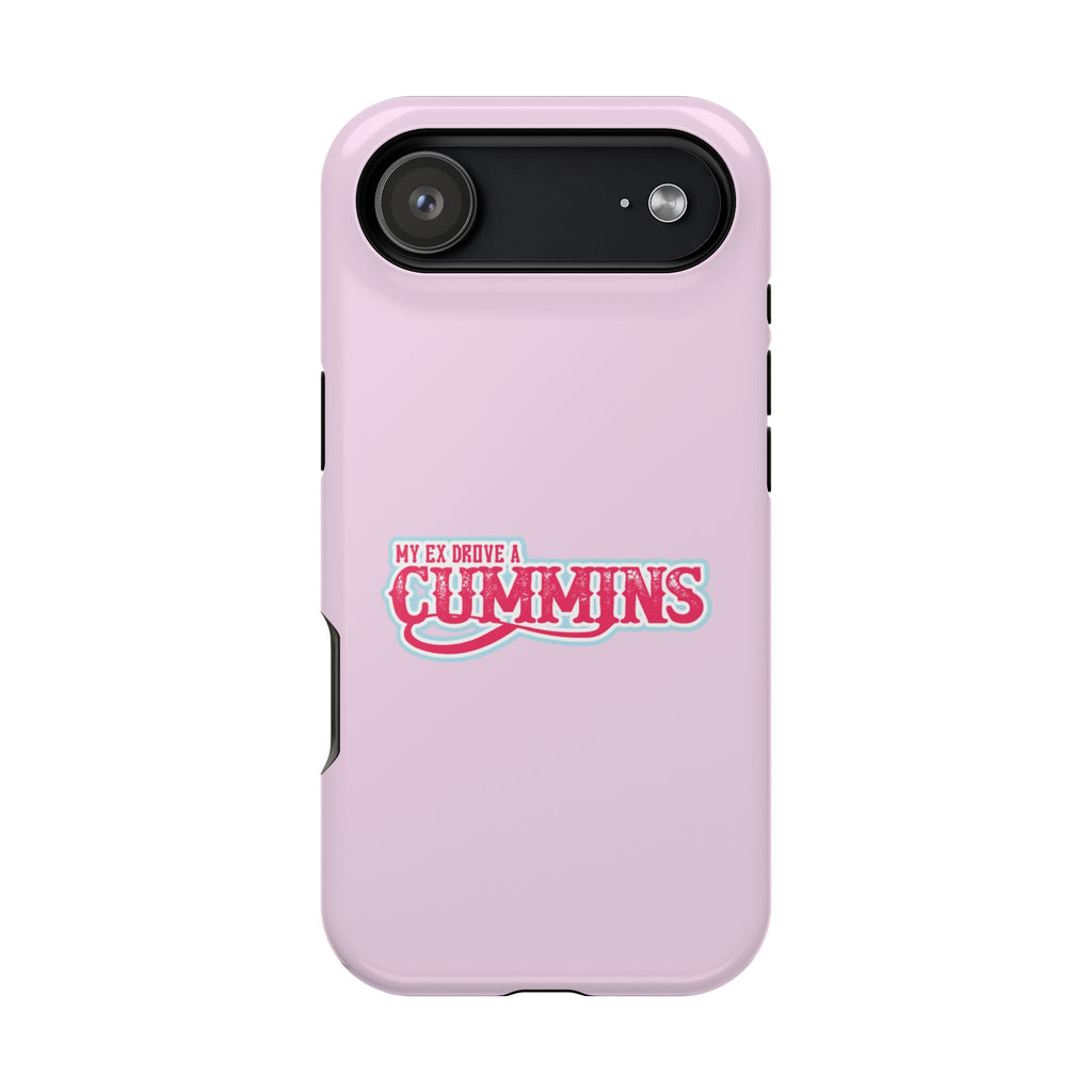 Impact-Resistant Phone Case — "My Ex Drove a Cummins" Pink Protective Cover