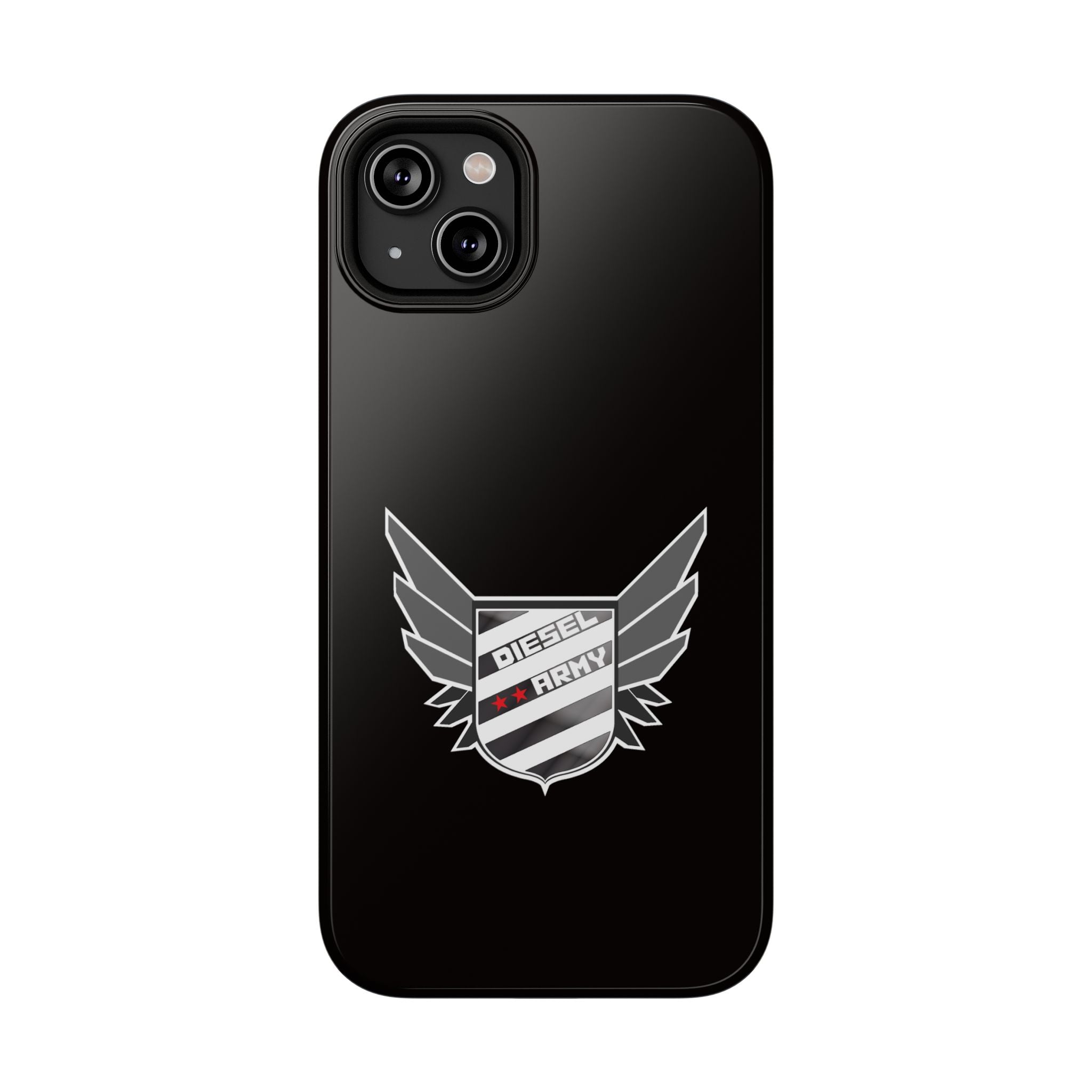 Phone Case — Black Diesel Army Emblem Impact-Resistant Case