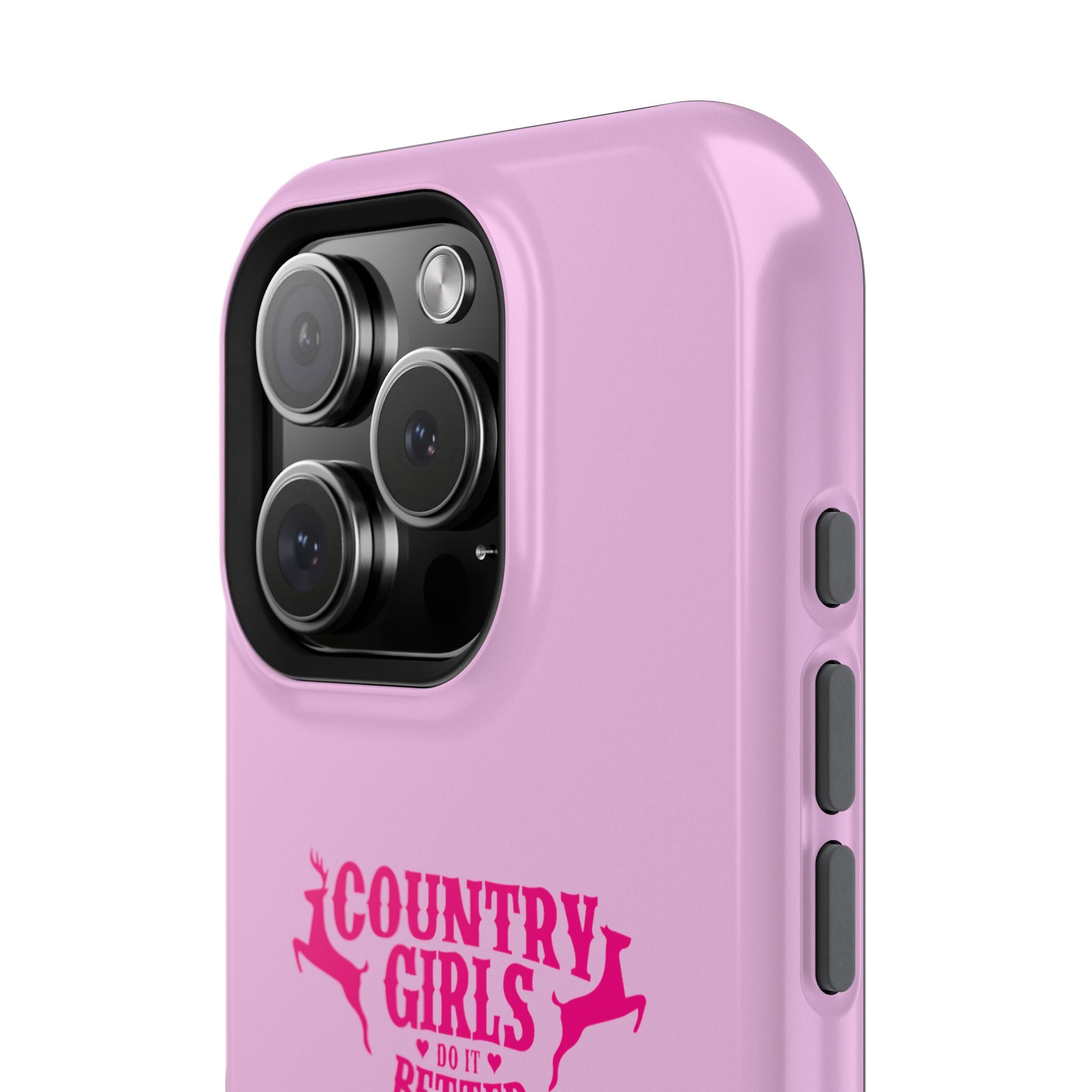 Country Girls Do It Better Pink Impact-Resistant Phone Case