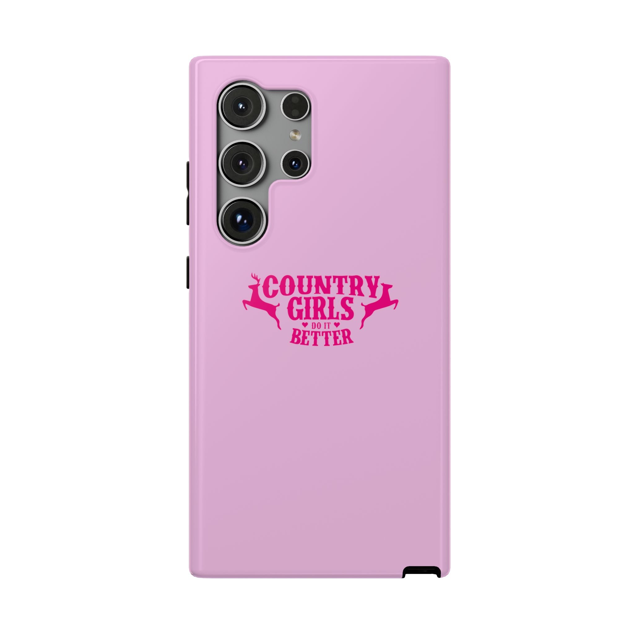 Country Girls Do It Better Pink Impact-Resistant Phone Case