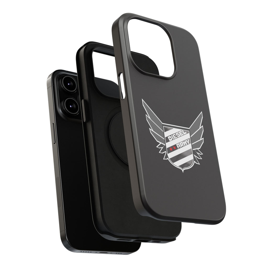Phone Case — Black Diesel Army Emblem Impact-Resistant Case