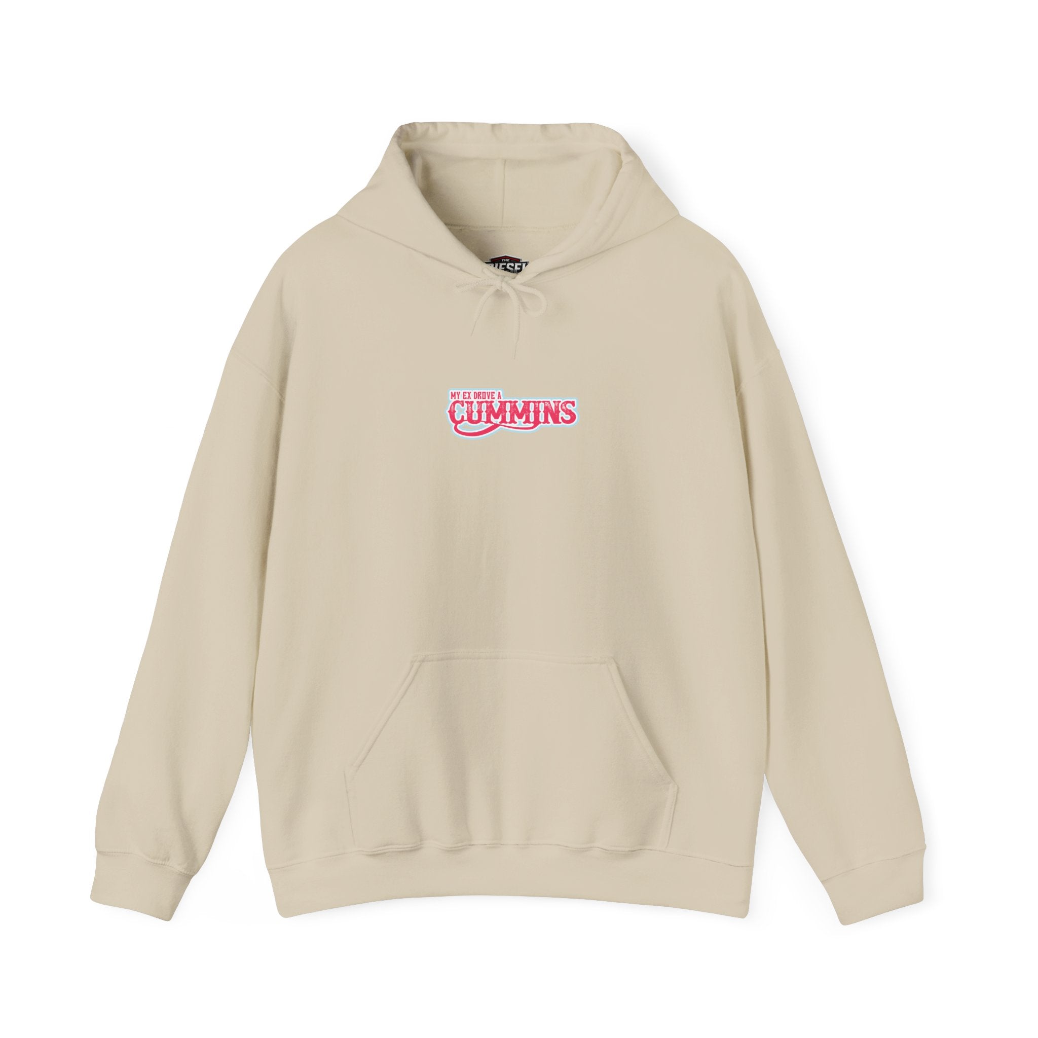 Cummins Pink Logo Hoodie - Retro Auto Mechanic Pullover