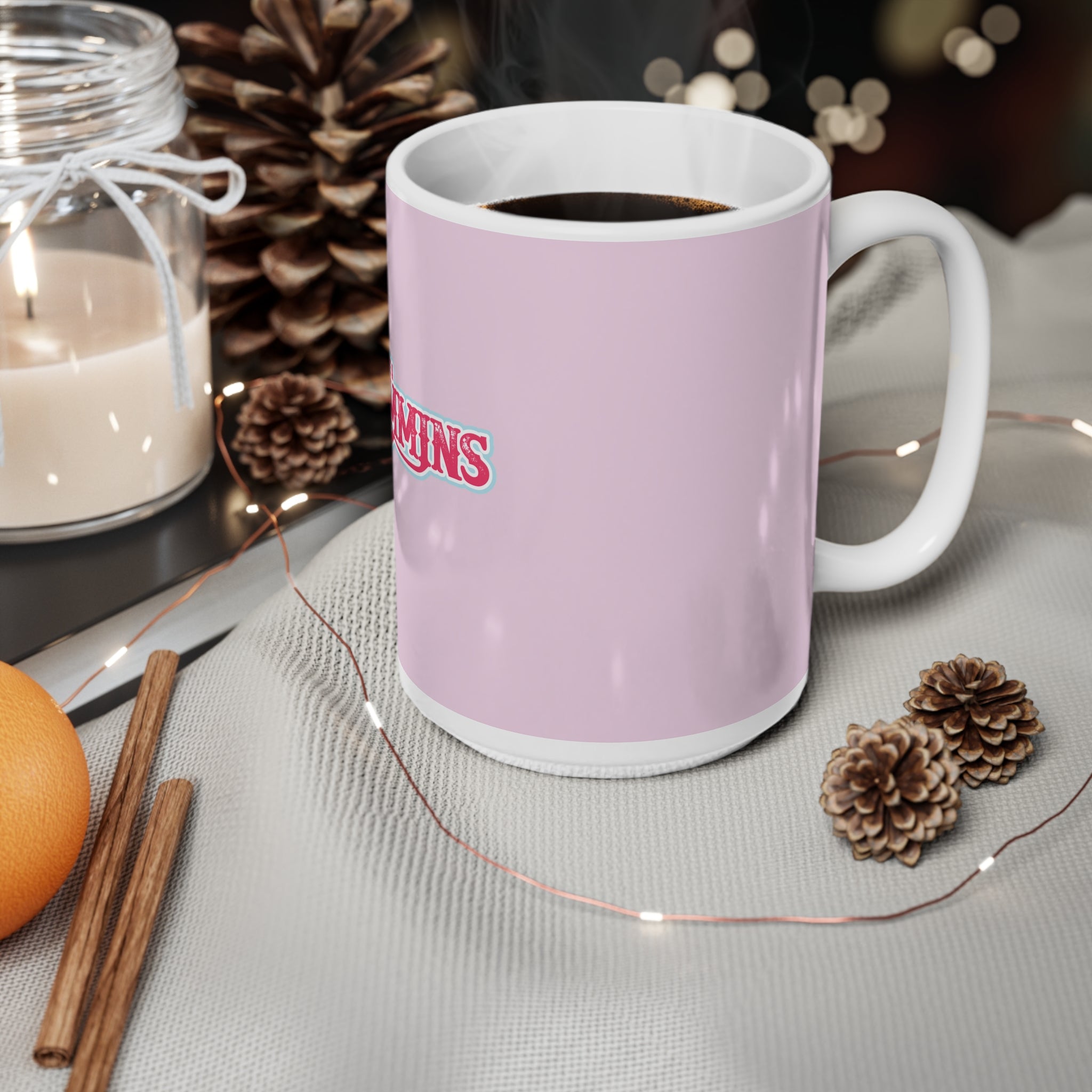 Pink "My Ex Drove a Cummins" Ceramic Coffee Mug — Diesel Truck Funny Gift (11oz & 15oz)