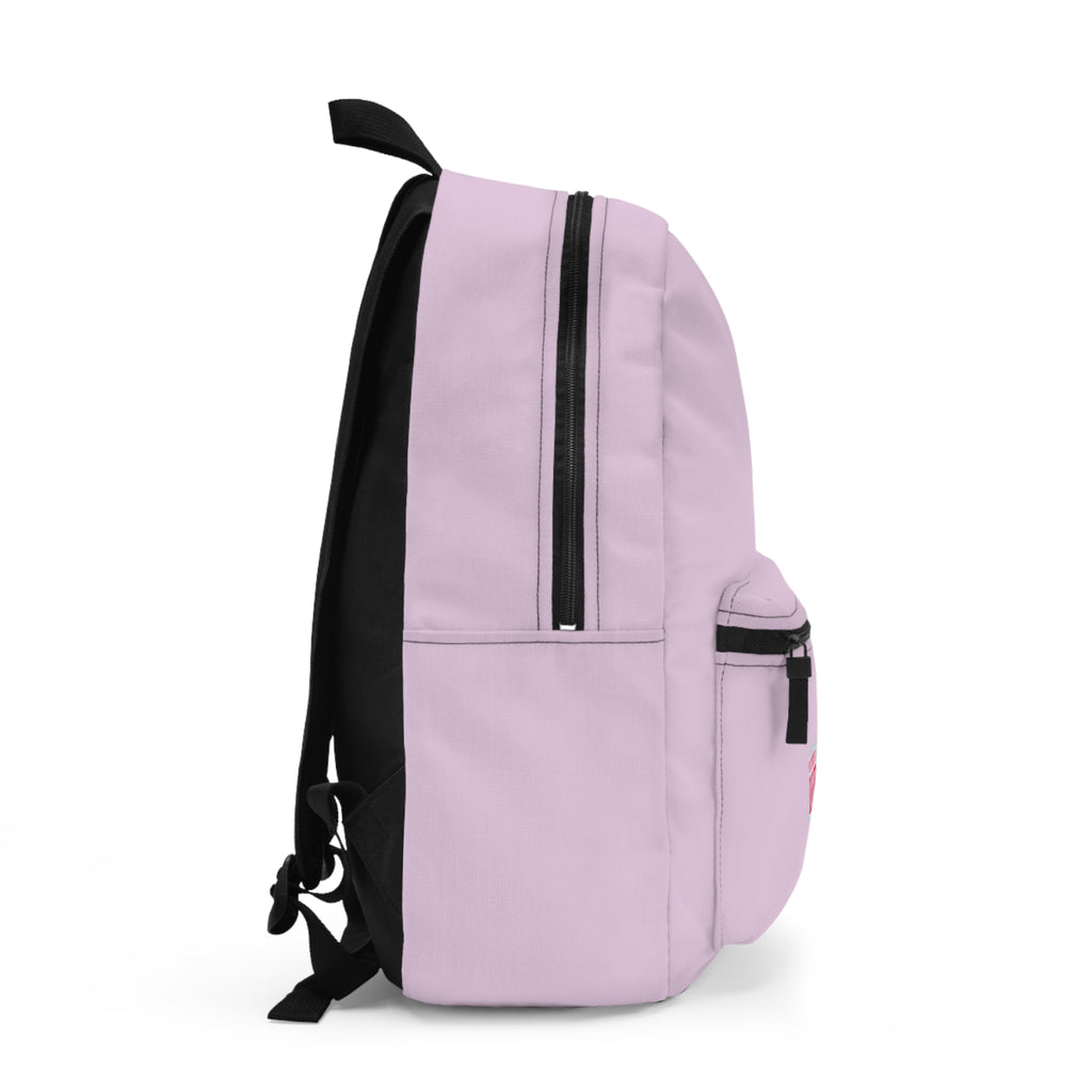 Duramax Logo Backpack — Pink Casual Daypack with 'My Ex Drove a Duramax' Text