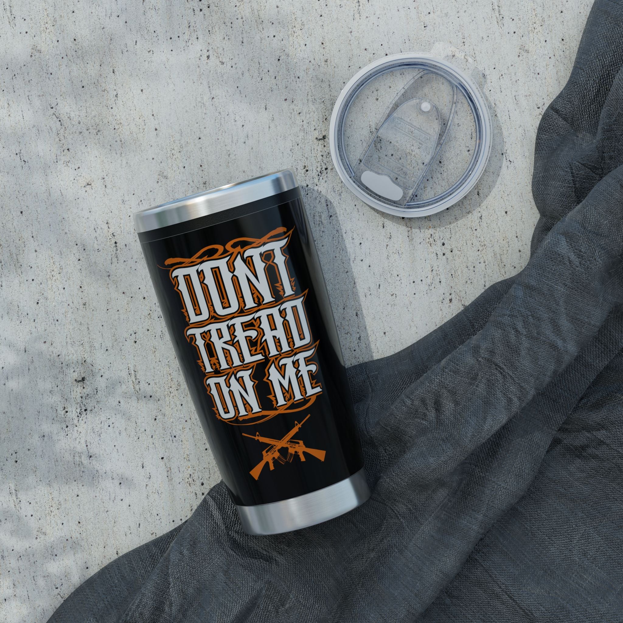 Don’t Tread On Me Travel Tumbler – 20oz Insulated Patriotic Mug