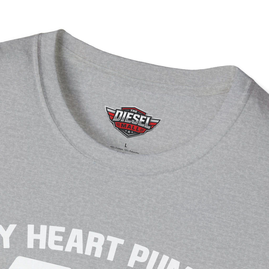 40 Octane T-Shirt — 'My Heart Pumps 40 Octane' Birthday Tee for Car Lovers