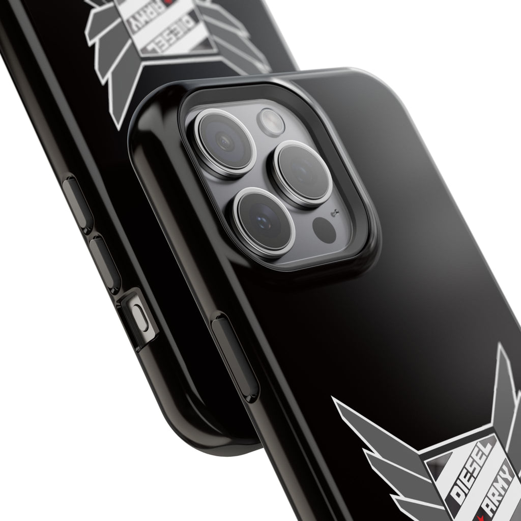 Phone Case — Black Diesel Army Emblem Impact-Resistant Case
