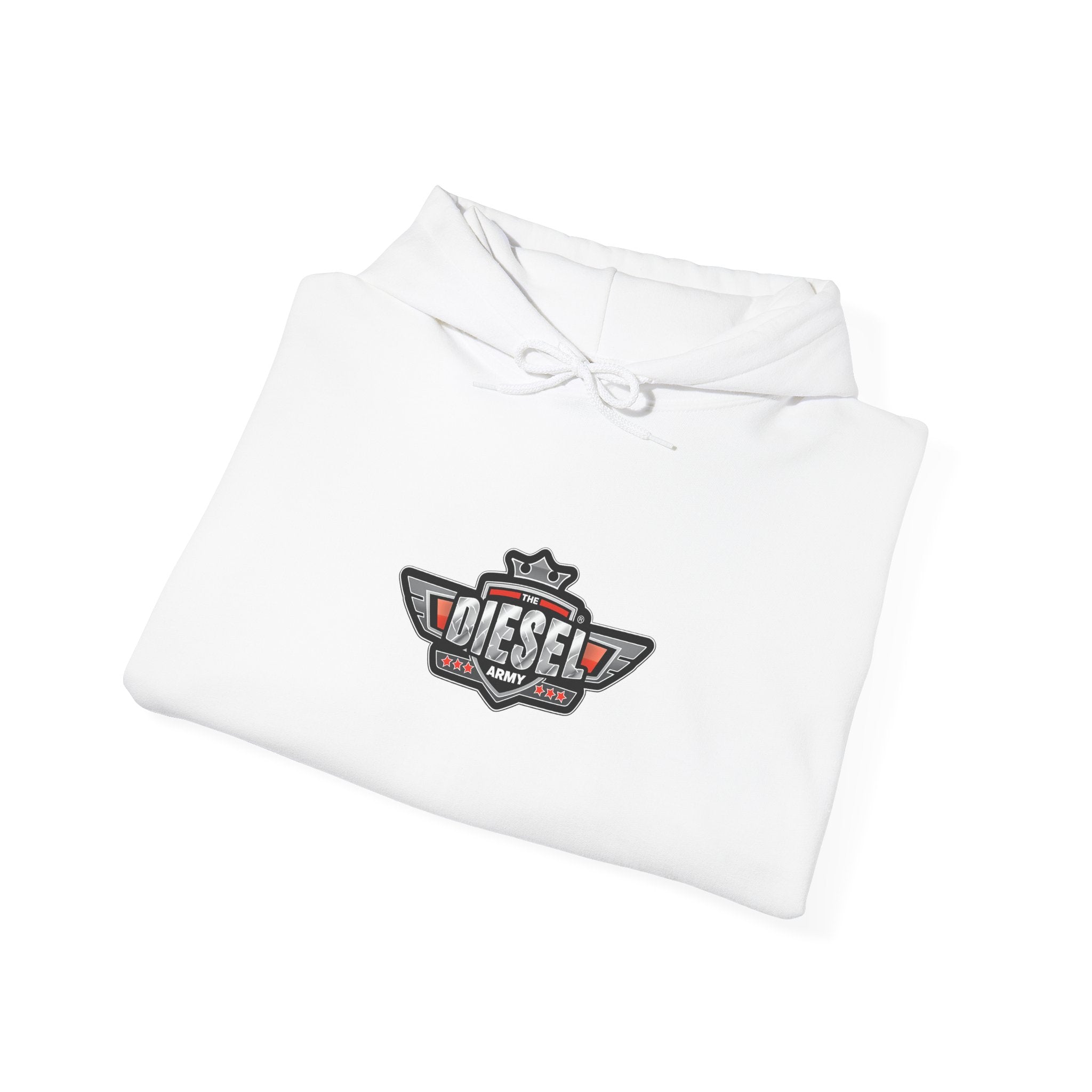 Diesel Logo Hoodie — Retro Motor Emblem Pullover