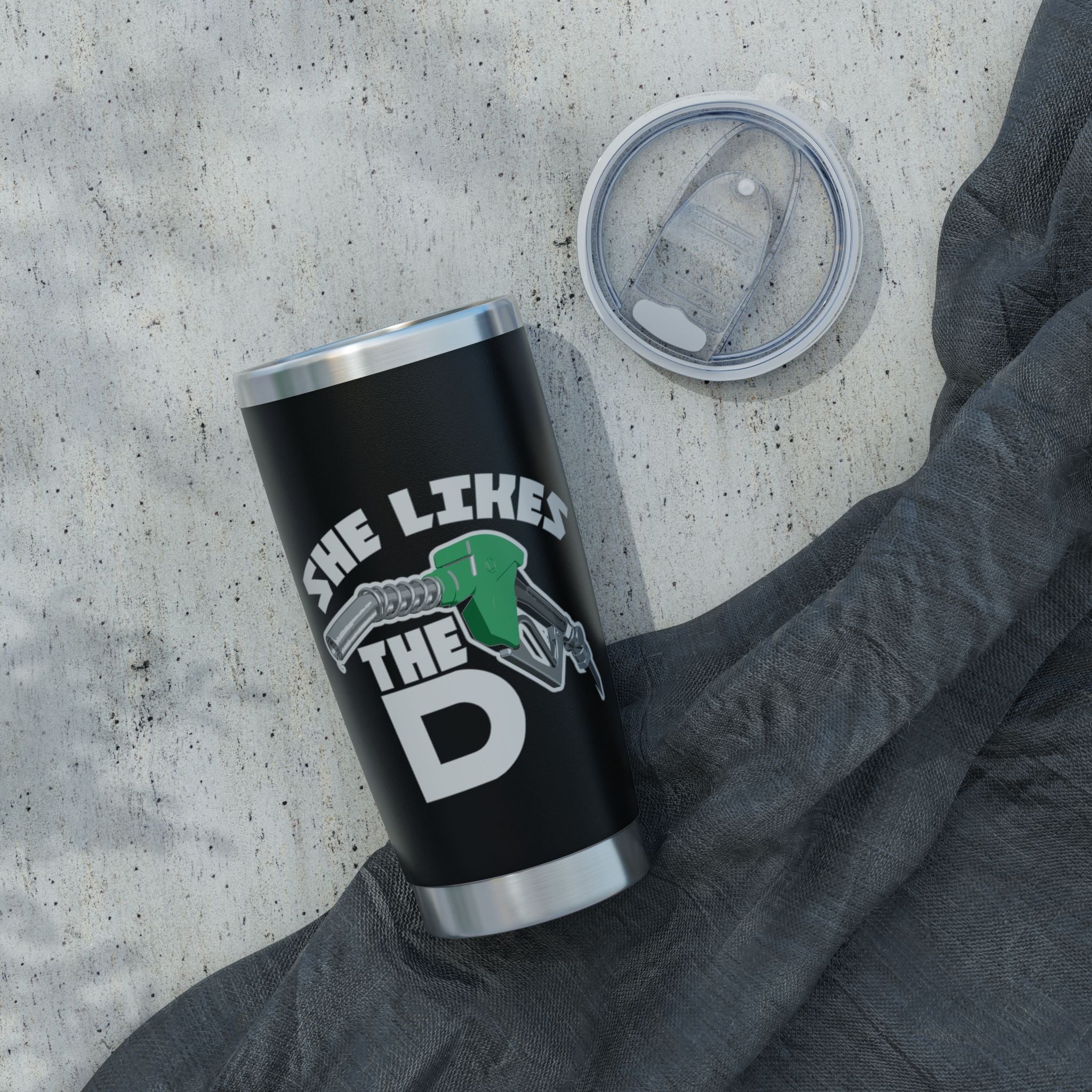 She Likes The D  Tumbler — 20oz Insulated Travel Cup
