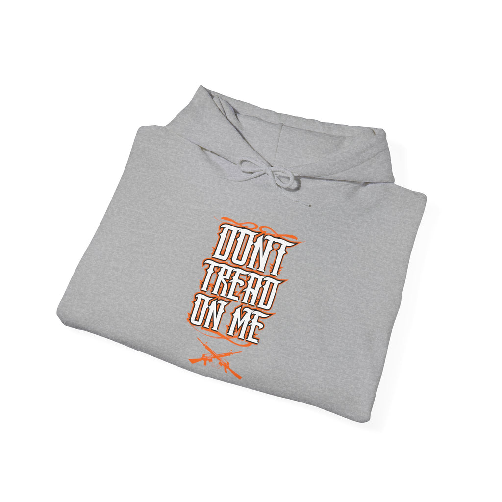 Don’t Tread On Me Hoodie - Retro Script with Crossed Rifles