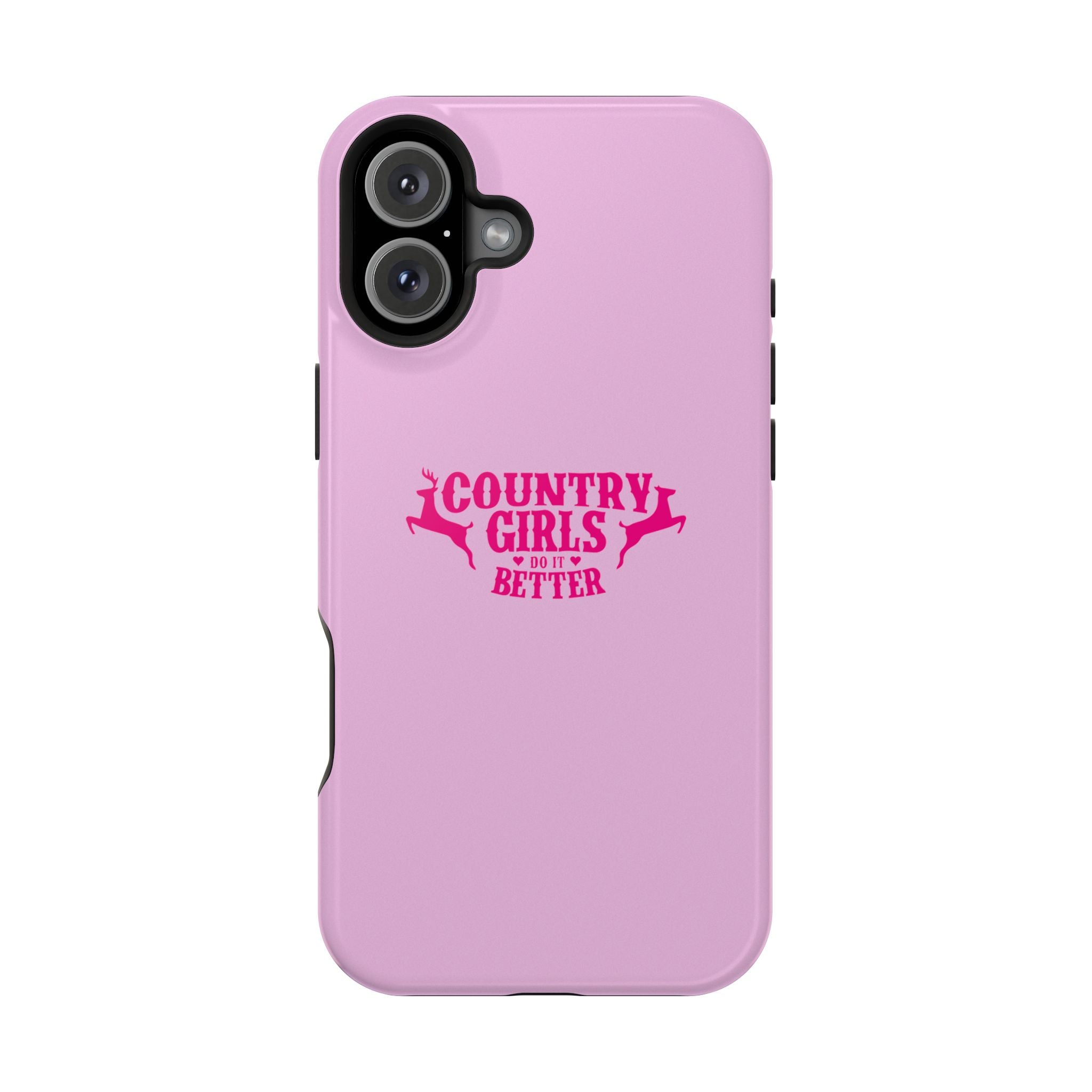 Country Girls Do It Better Pink Impact-Resistant Phone Case