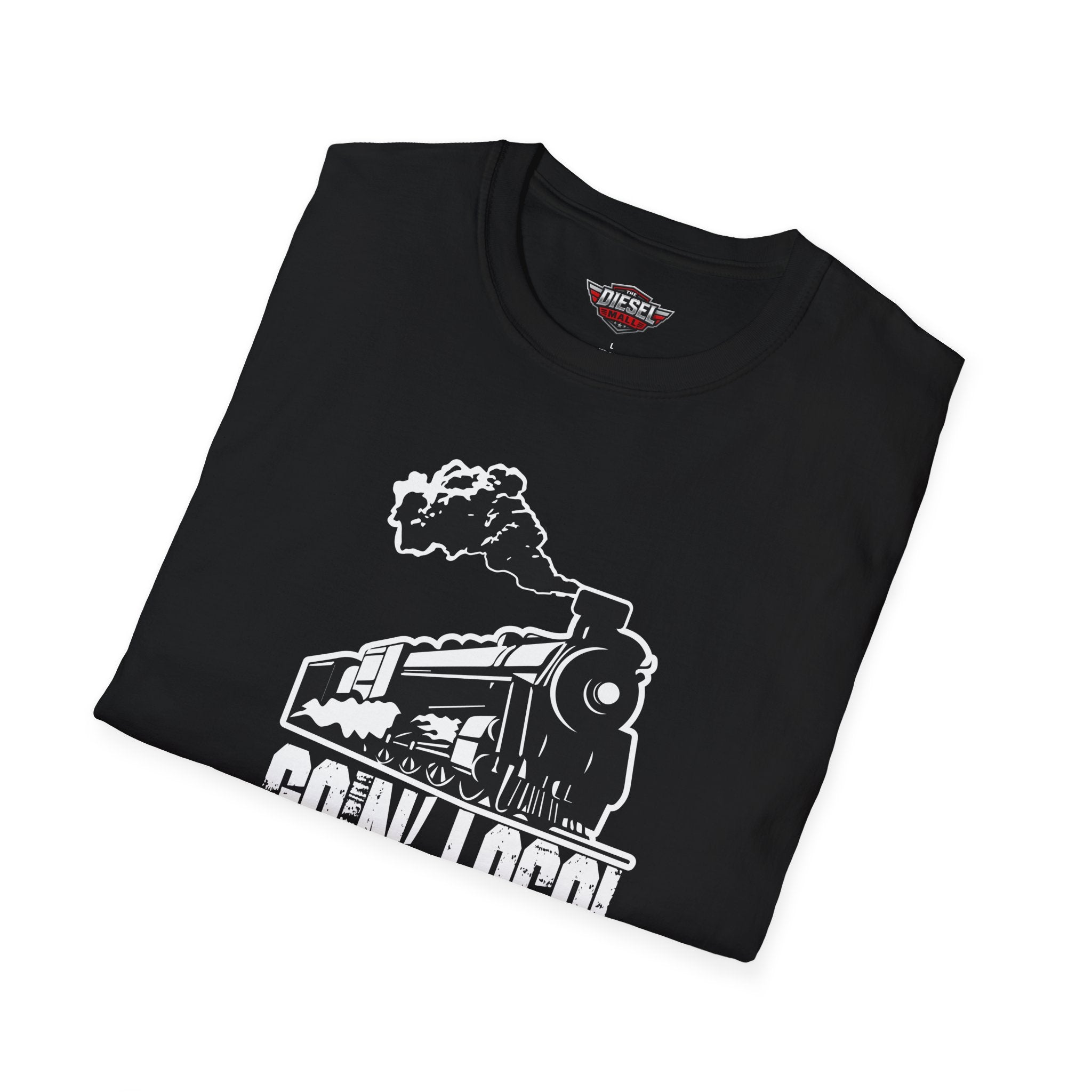 Train T-Shirt – 'Goin' Loco' Vintage Steam Locomotive Graphic Tee