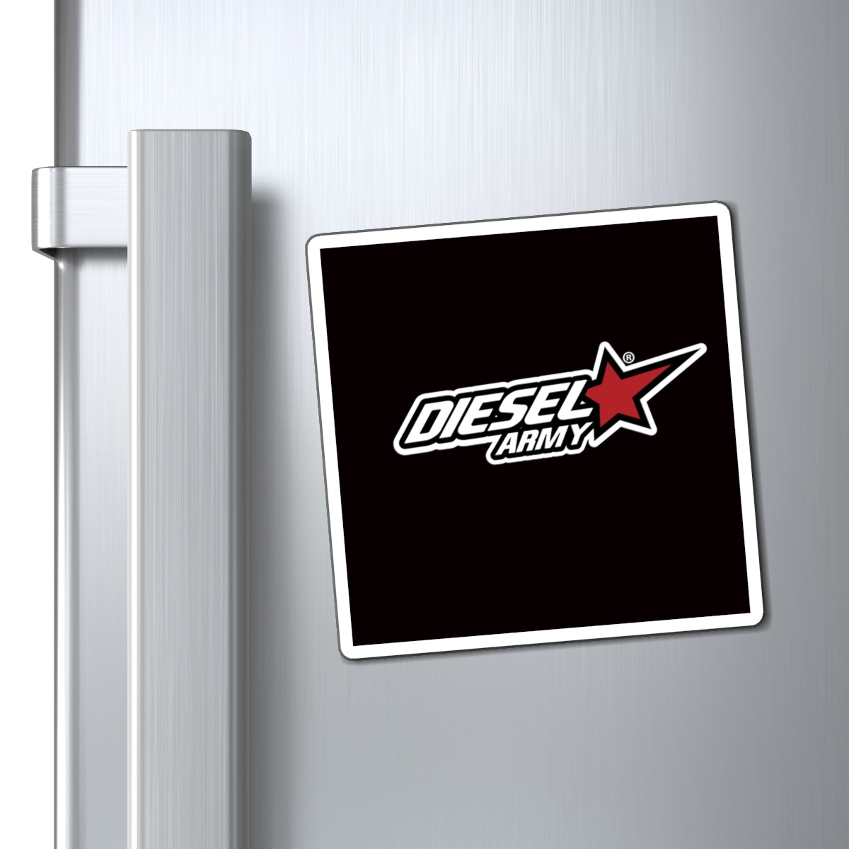 Diesel Army Logo Magnet – Red Star Automotive Fan Sticker