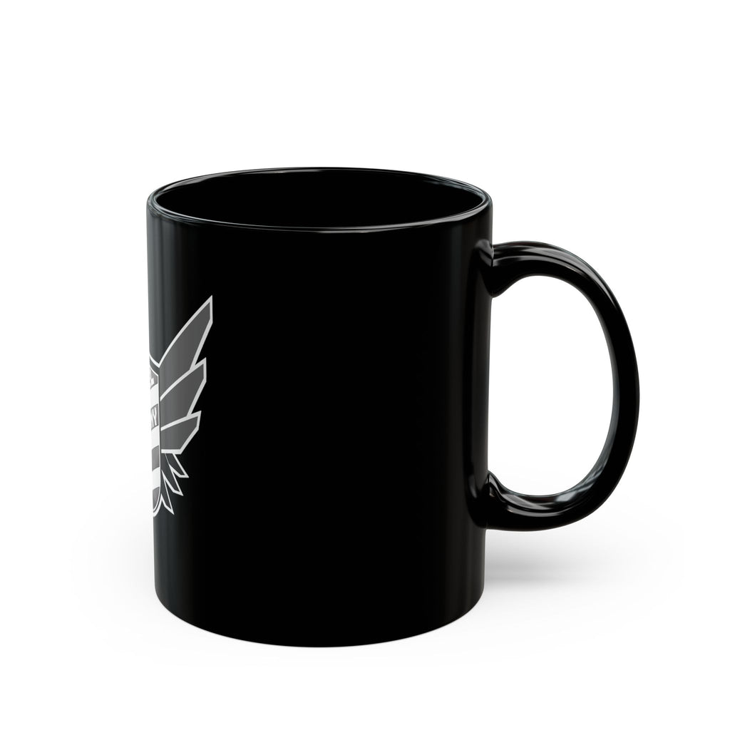 Diesel Army Black Coffee Mug — Shield & Wings Graphic (11oz/15oz)