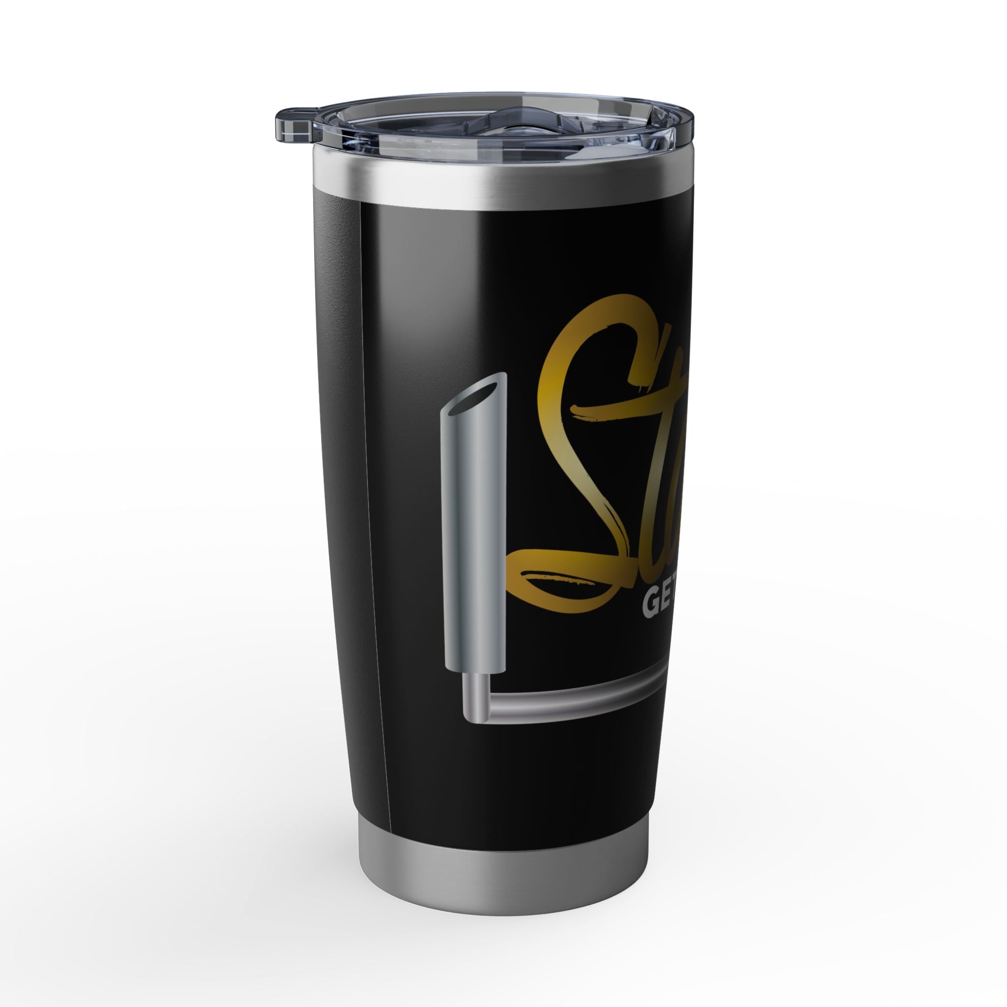 Tumbler — "Stacked" Get Racked Travel Tumbler (20oz)