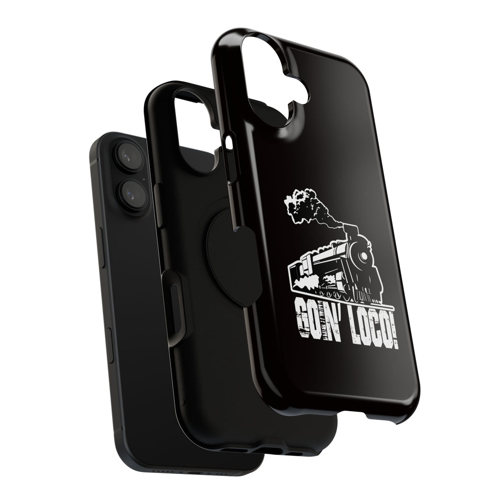 Train Graphic Phone Case — “Goin' Loco!” Impact-Resistant Protective Case