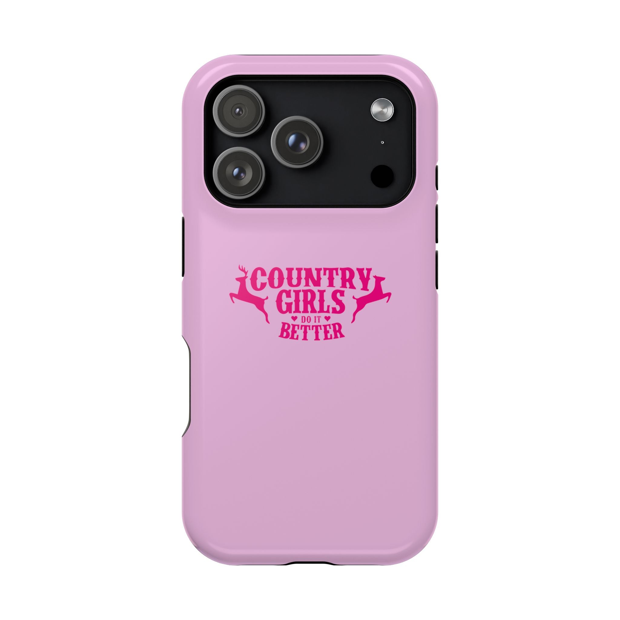 Country Girls Do It Better Pink Impact-Resistant Phone Case