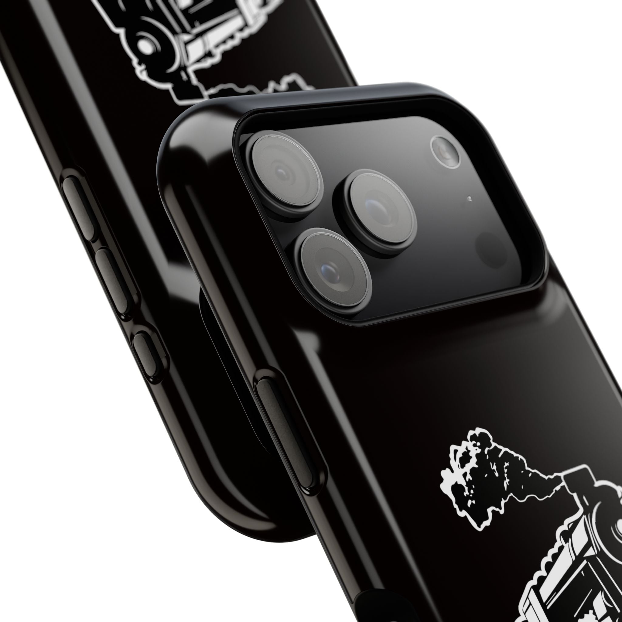 Train Graphic Phone Case — “Goin' Loco!” Impact-Resistant Protective Case