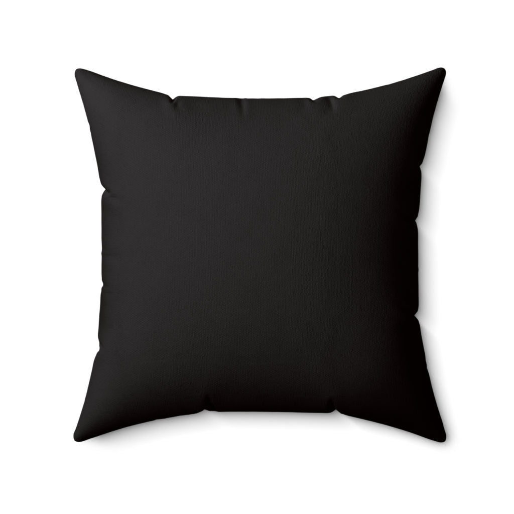 Diesel Army Crest Throw Pillow — Black Spun Polyester Accent Cushion