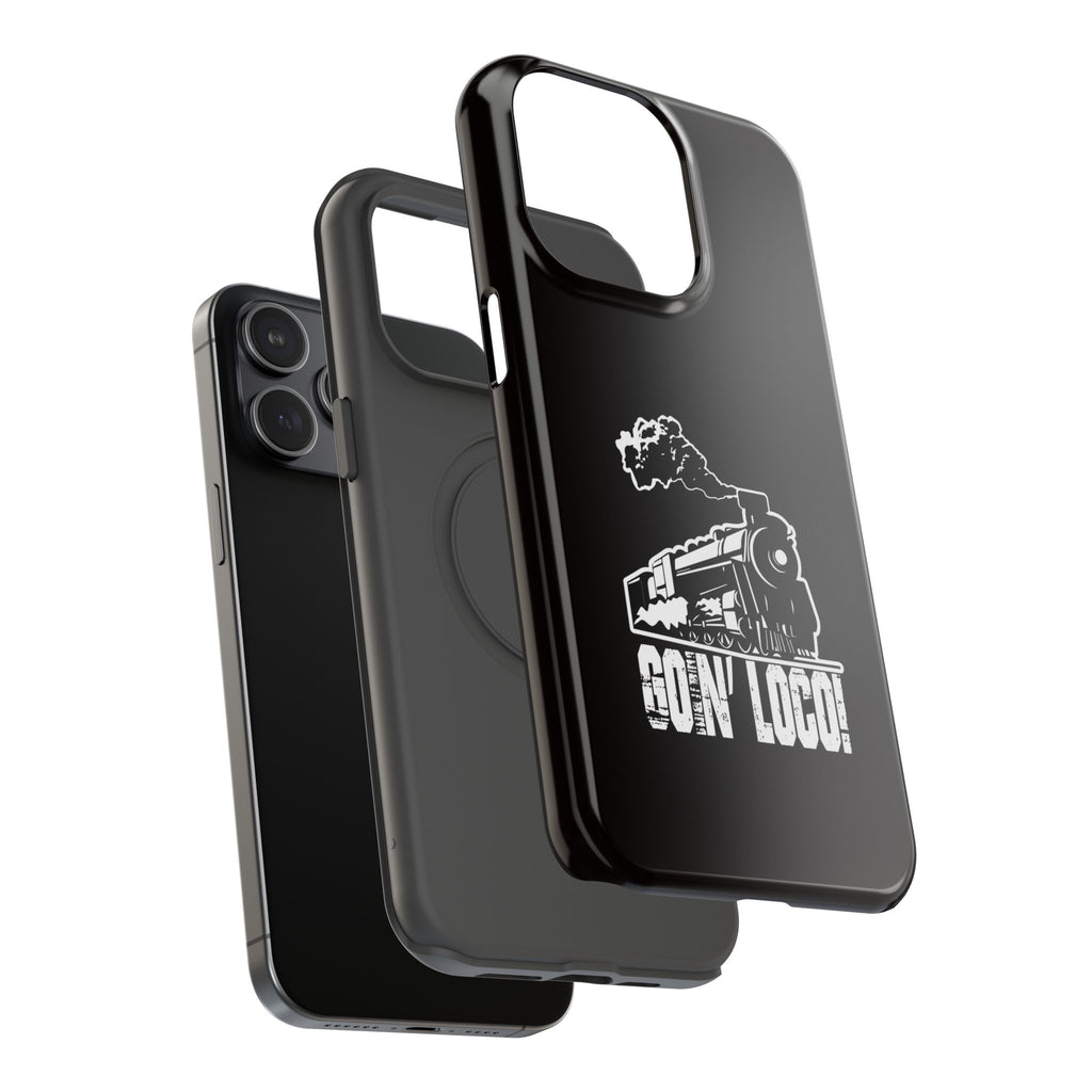 Train Graphic Phone Case — “Goin' Loco!” Impact-Resistant Protective Case