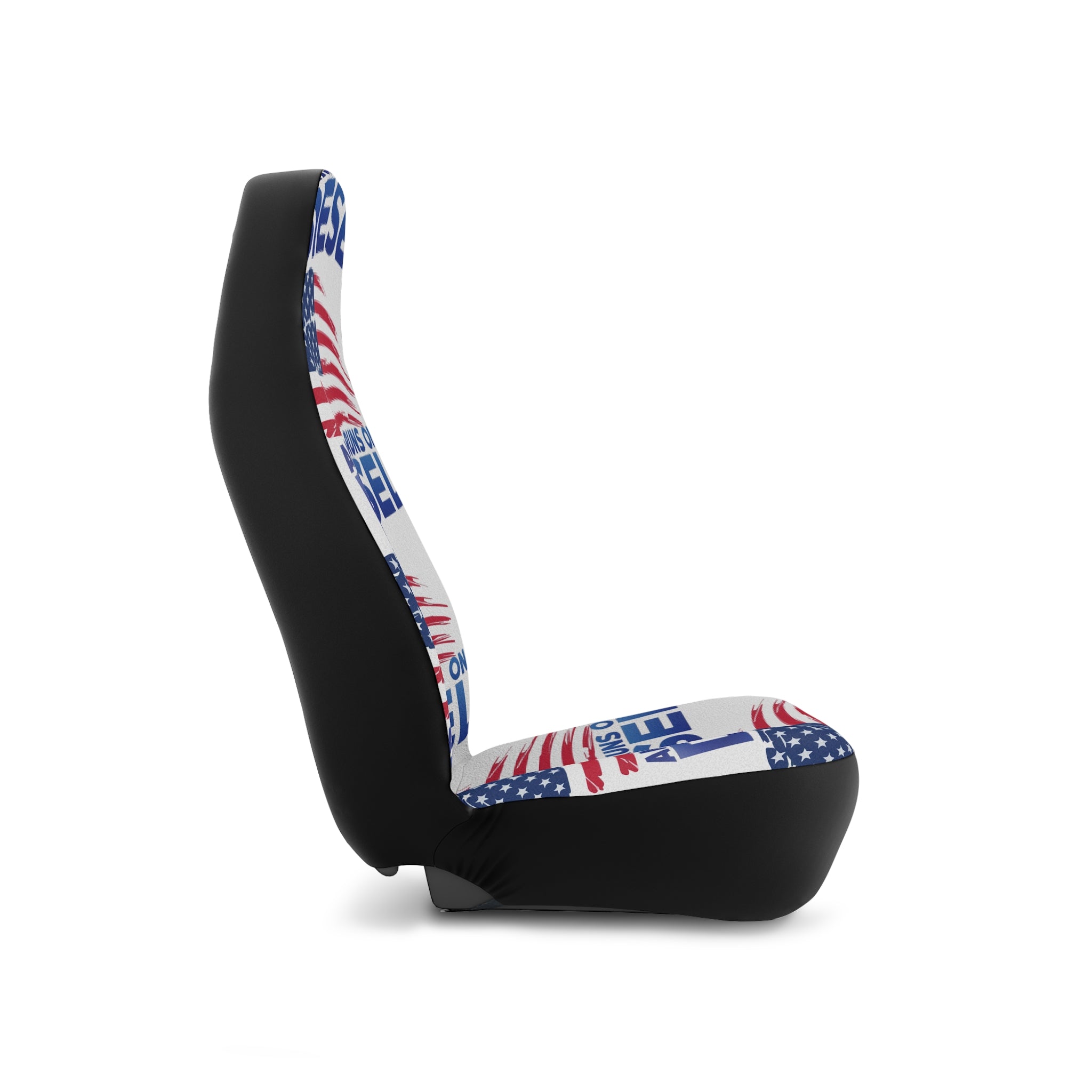 America Runs on Diesel Car Seat Covers – Patriotic Flag Truck Seat Protectors