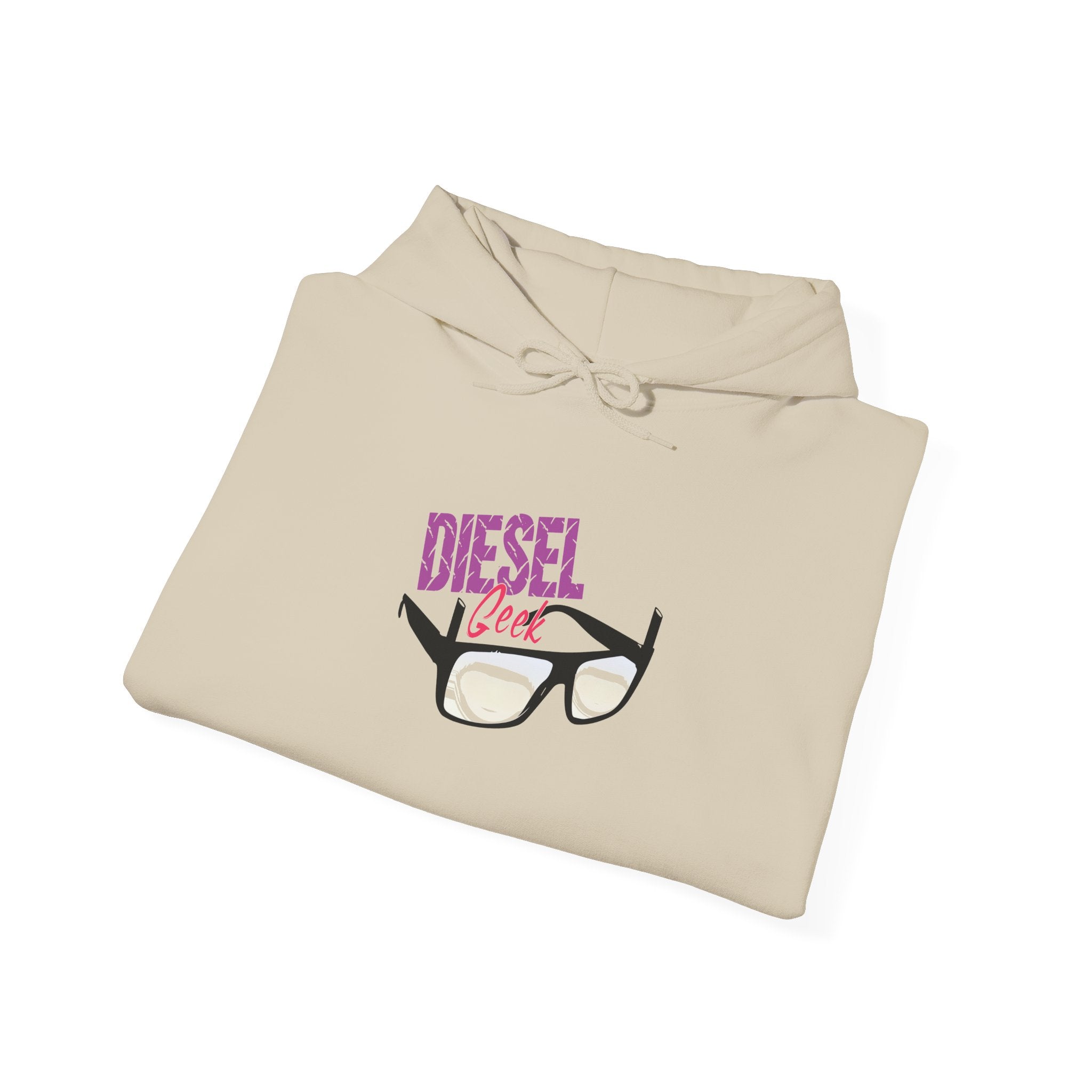 Diesel Dad Hoodie - 'Diesel' Glasses Graphic Pullover