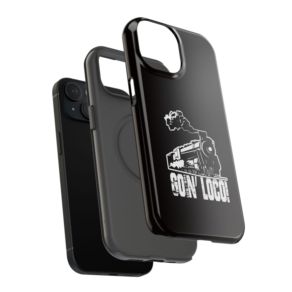 Train Graphic Phone Case — “Goin' Loco!” Impact-Resistant Protective Case